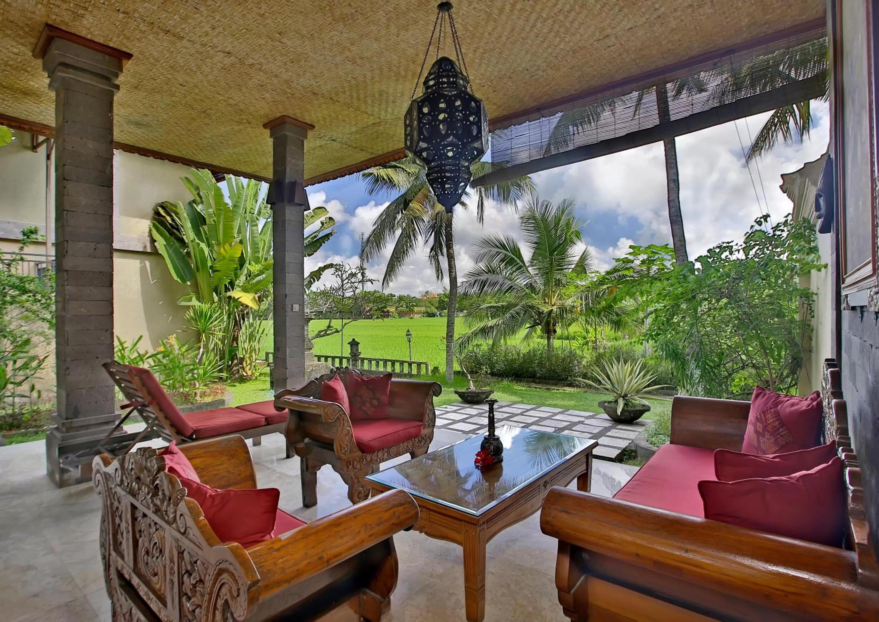 Balcony/Terrace in Green Field Hotel and Restaurant