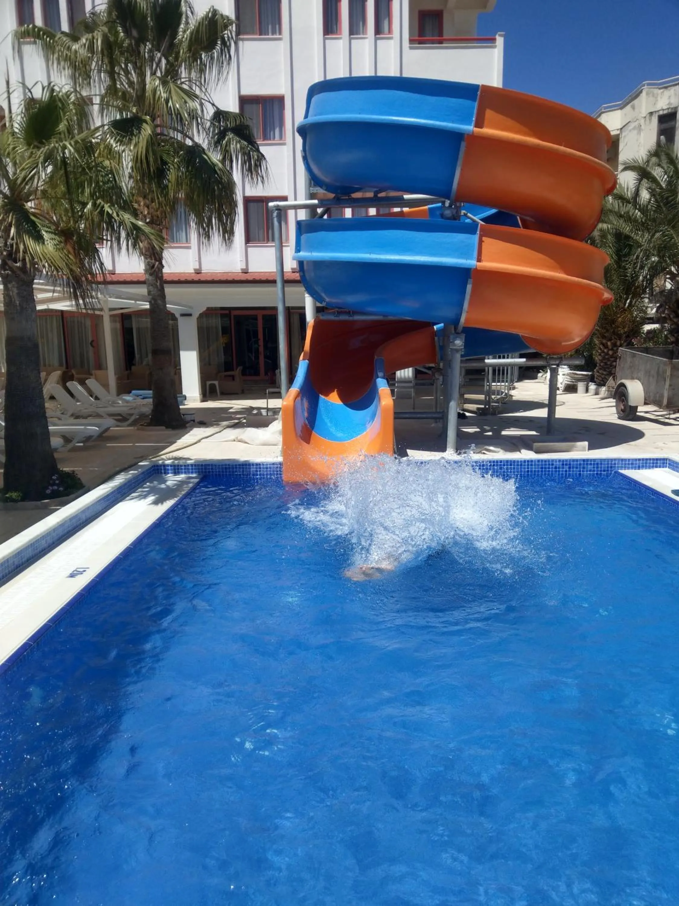 Aqua park in Hotel Billurcu