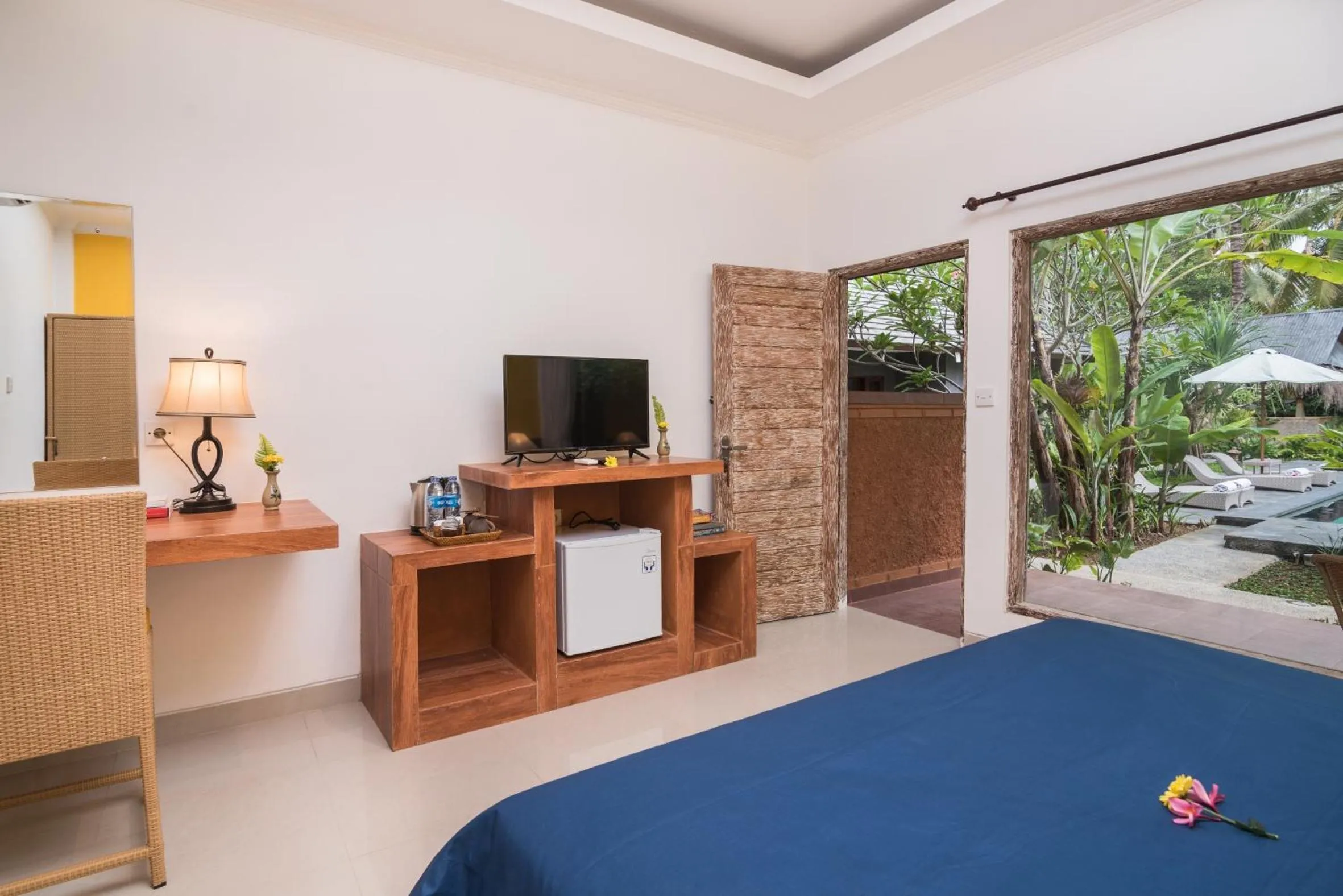 Decorative detail, Bed in Ubad Retreat