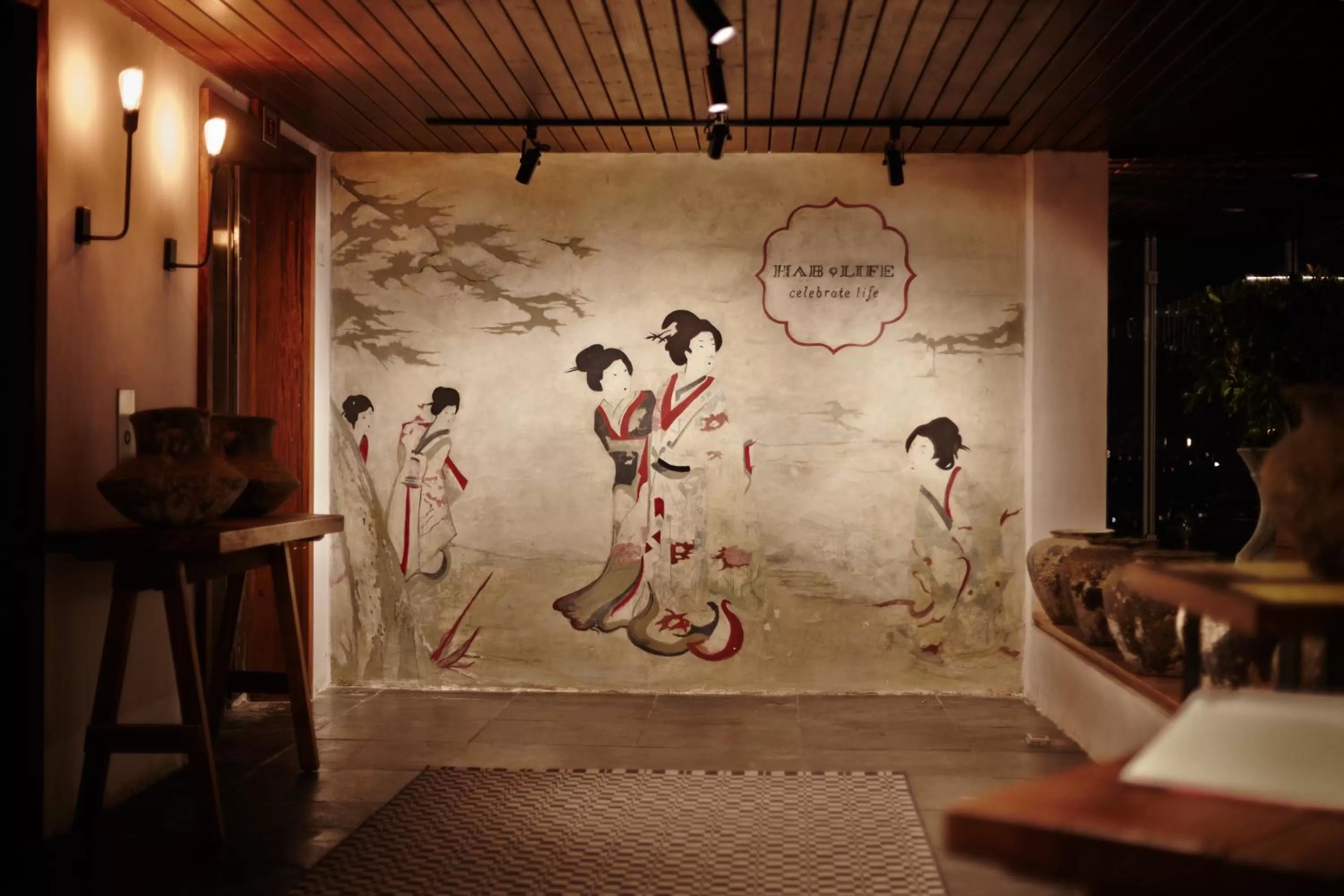 Decorative detail in Hablis Chennai