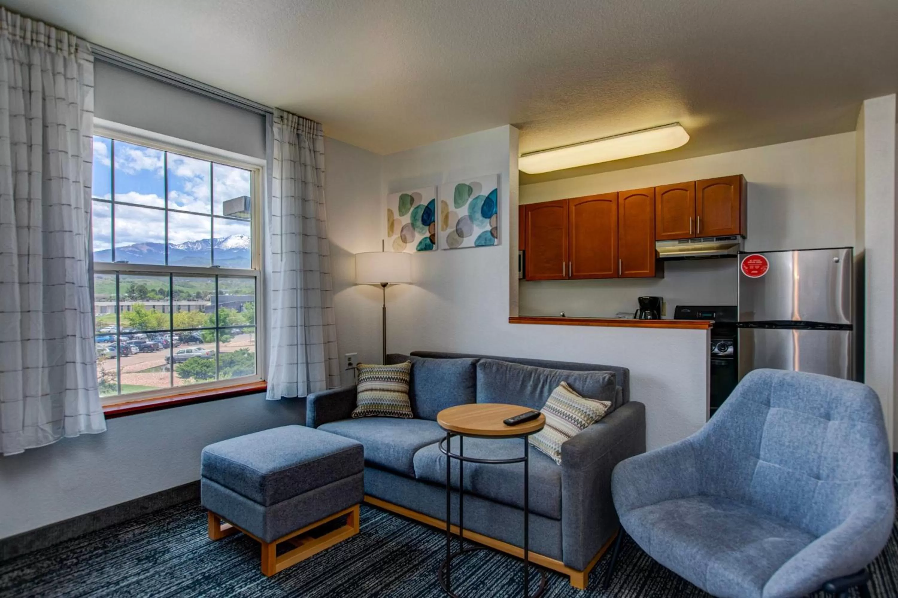 Living room in TownePlace Suites Colorado Springs