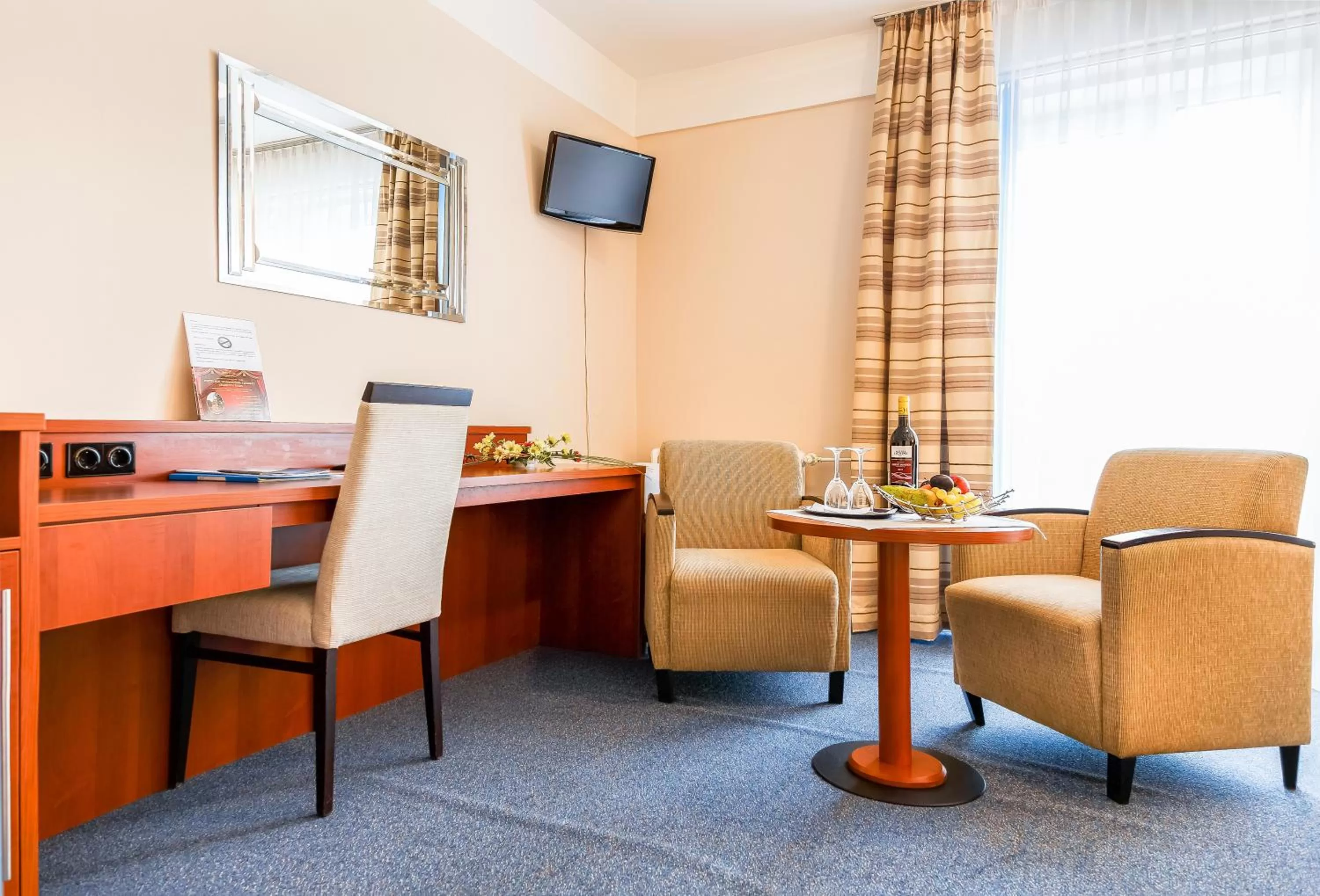 Seating area in Hotel Marttel