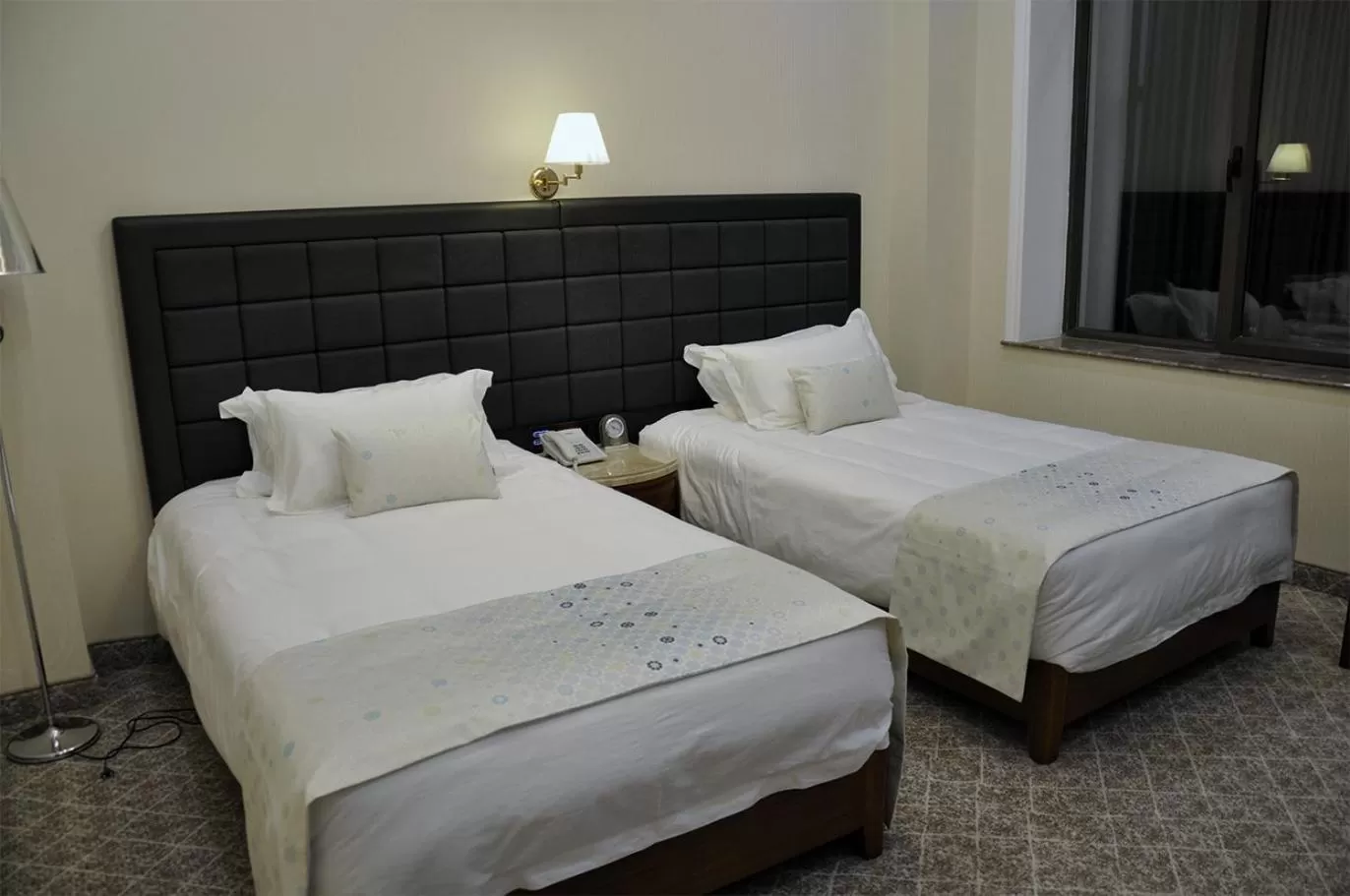 Bed in Parliament Palace Hotel