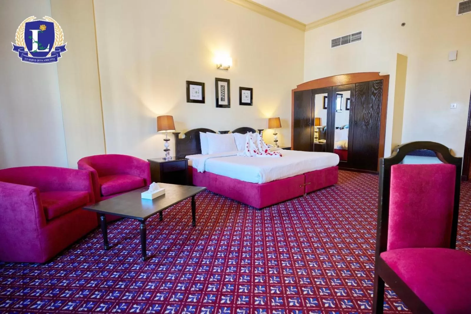 Bed in La Rosa Hotel, Juffair