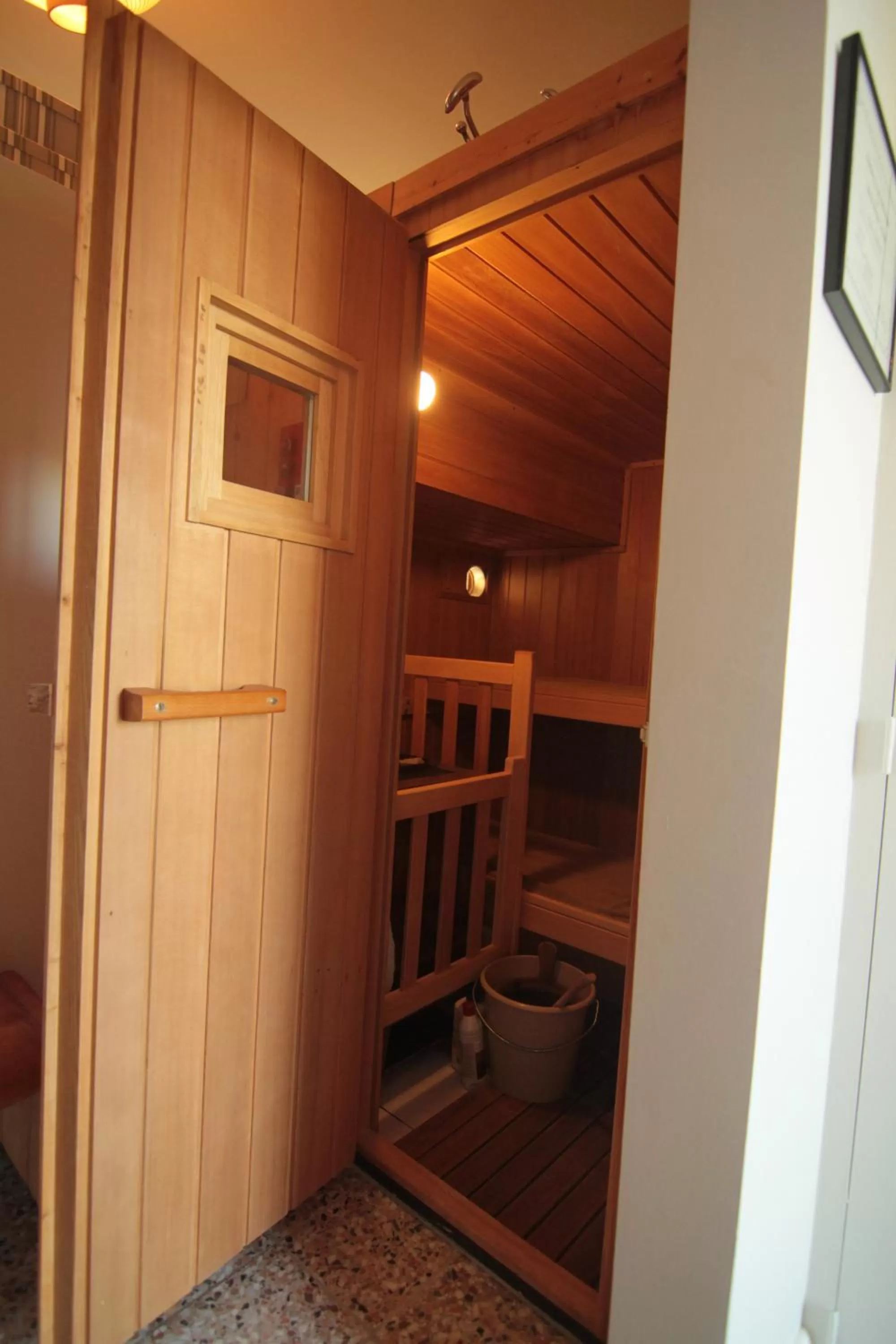 Sauna in La Lambertine & Spa