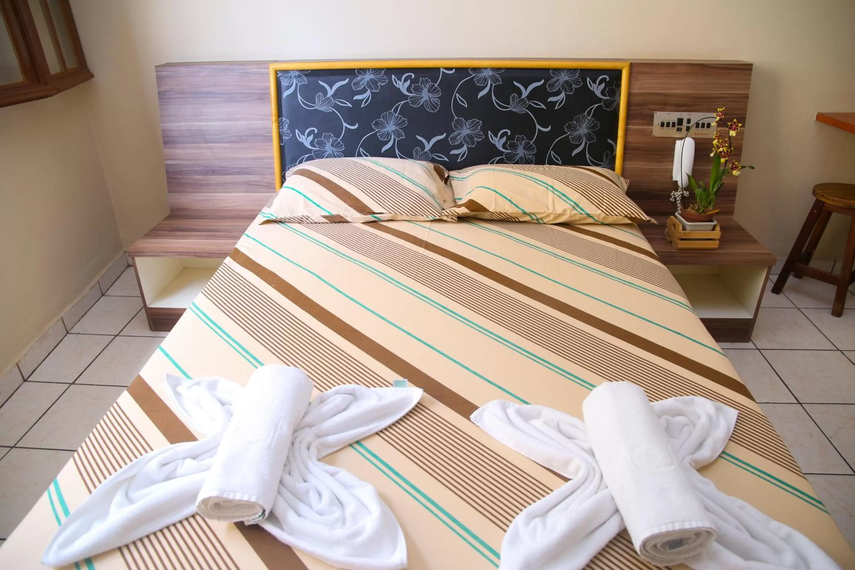 Bed in Hotel Hot Brás