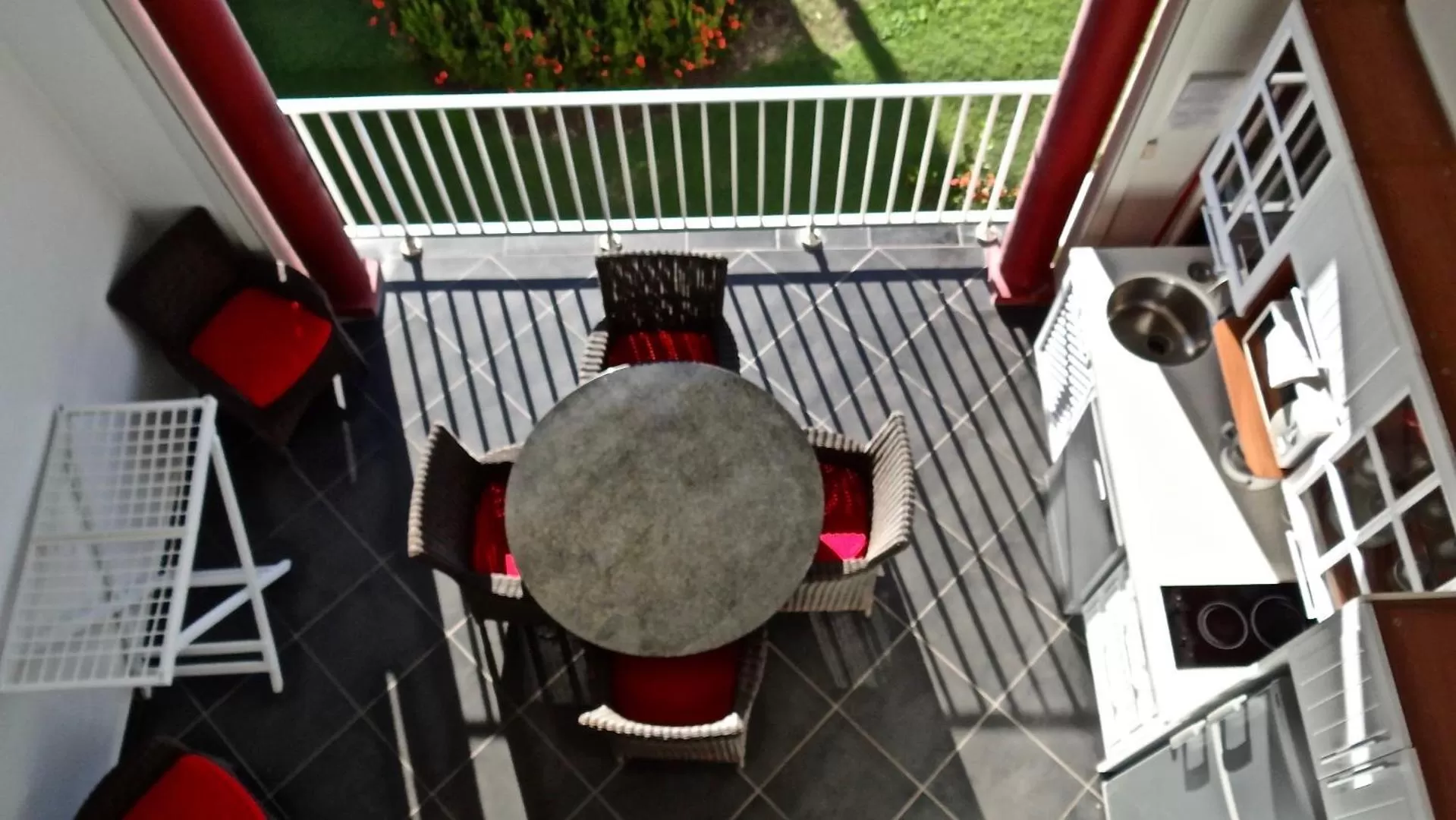 Balcony/Terrace in Résidence Le Vallon Guadeloupe Parc Piscine Appartements & Studios