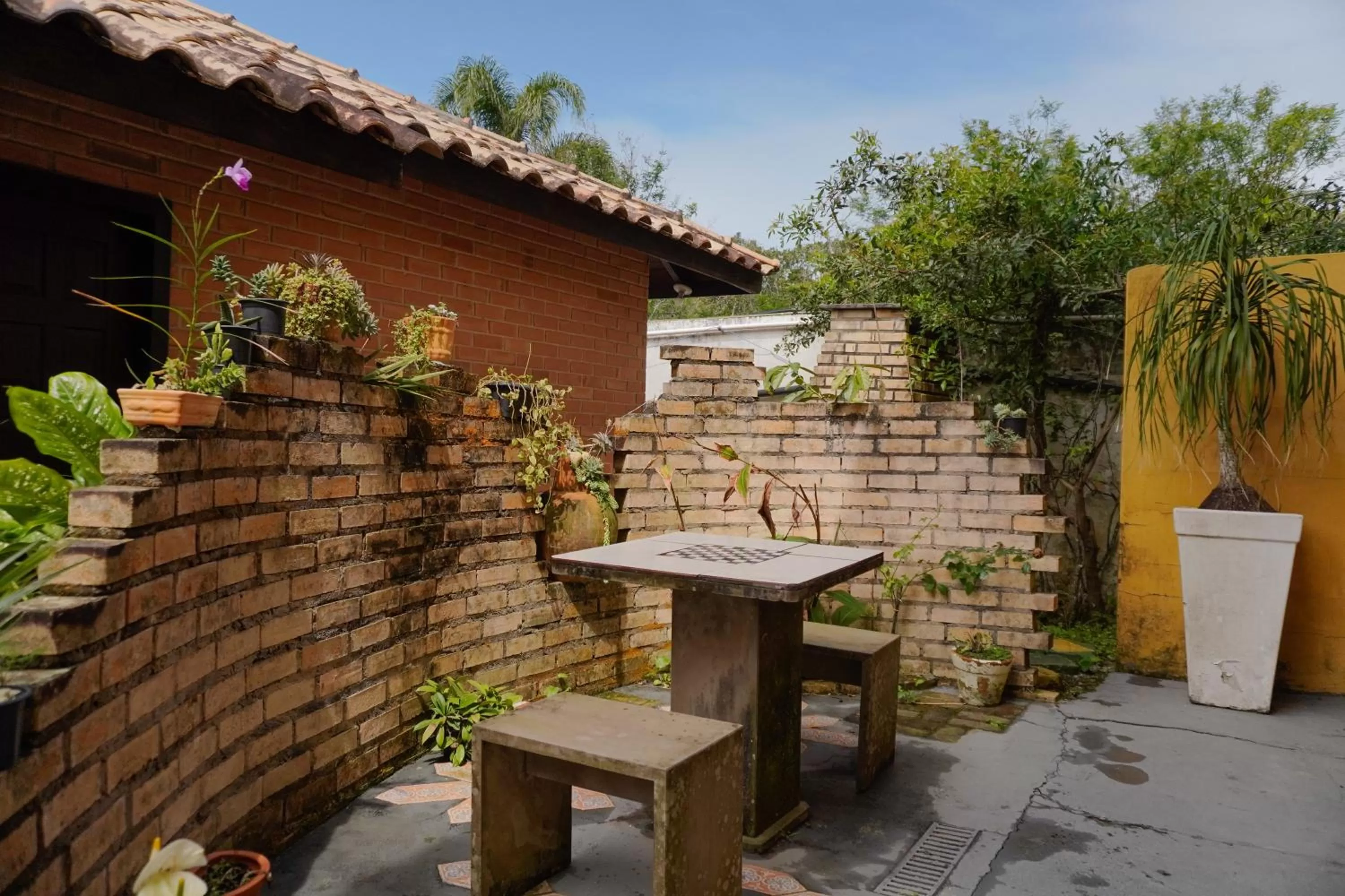 Seating area in Pousada Dunasol Floripa