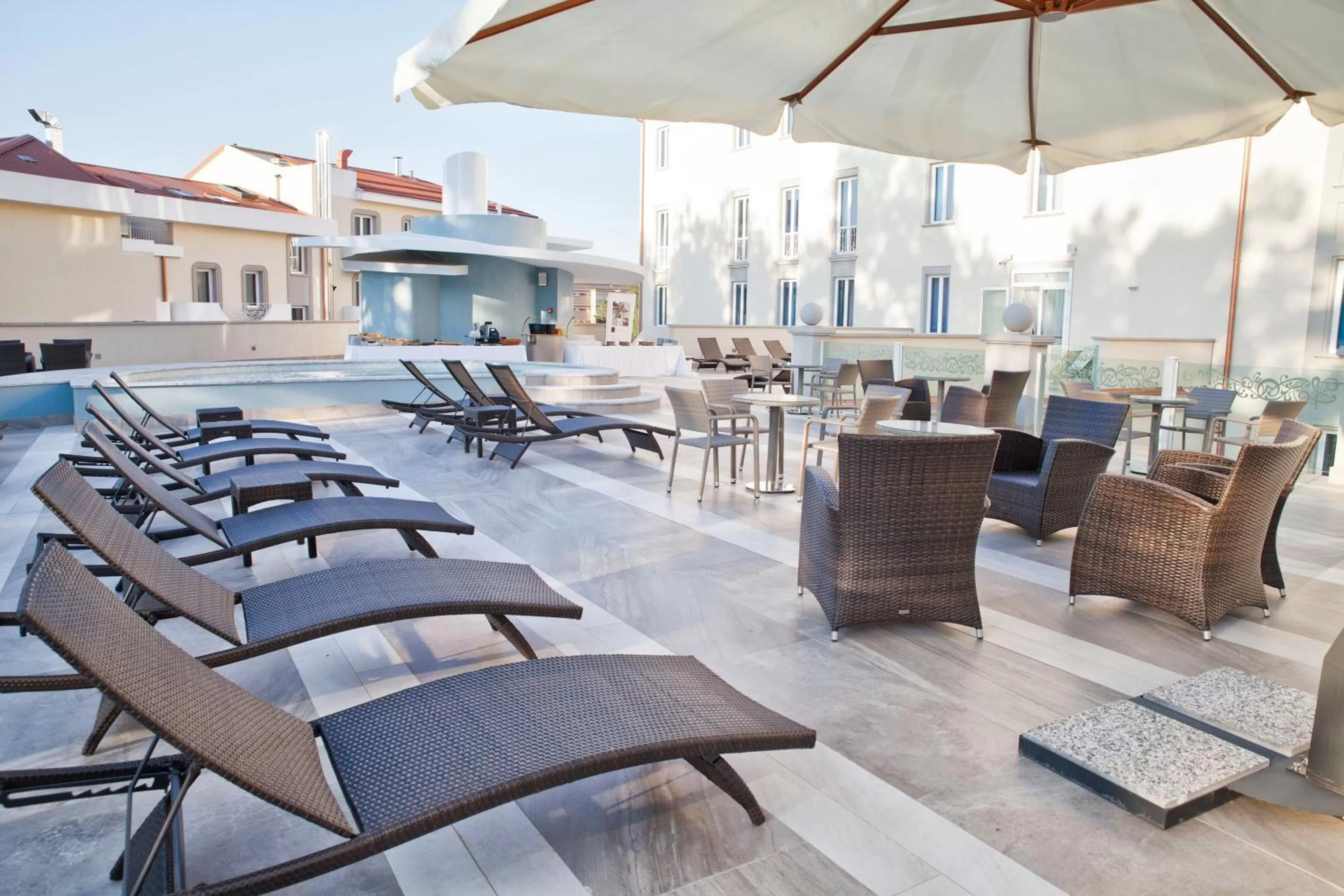 Balcony/Terrace in Grand Hotel Salsomaggiore