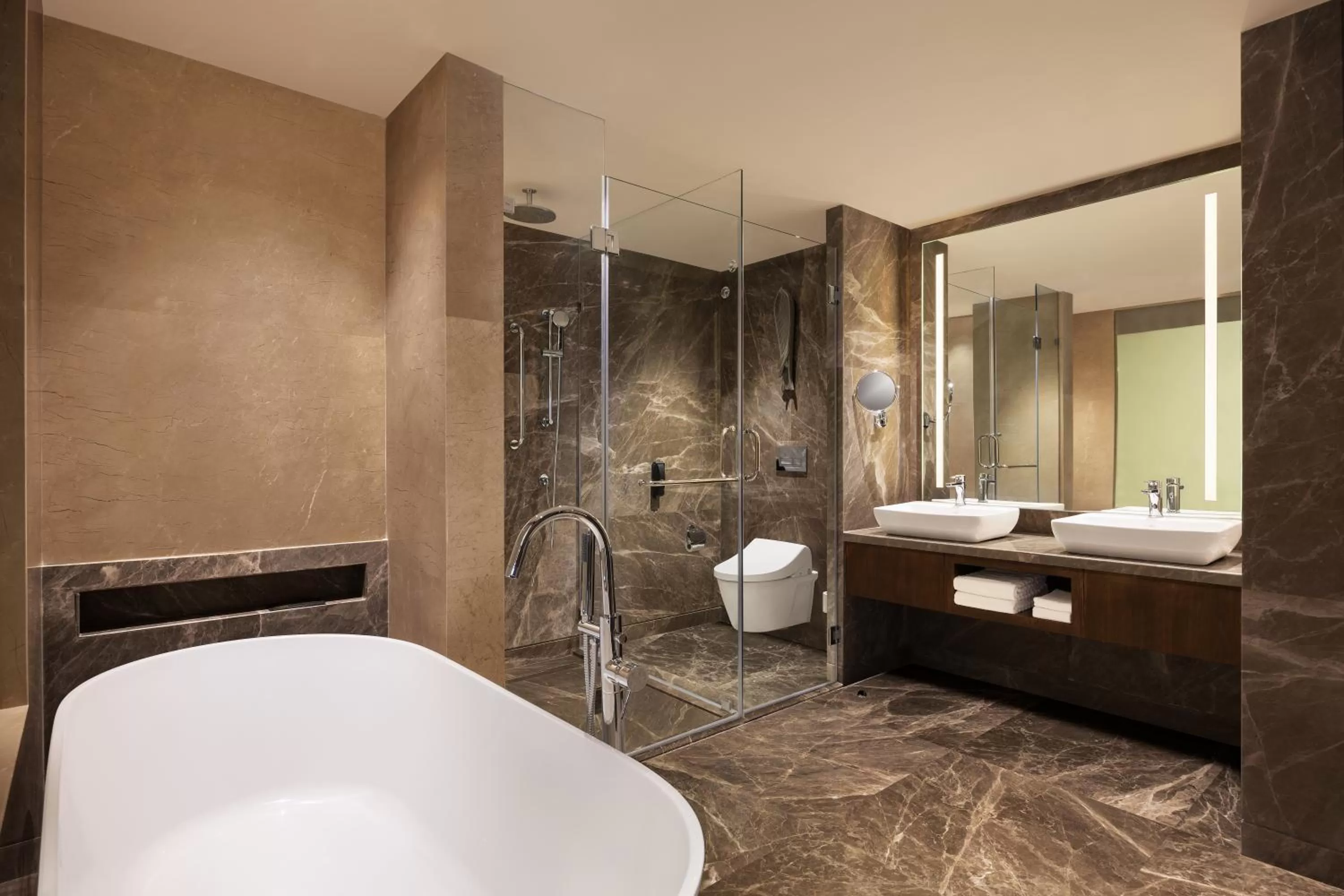 Shower, Bed in Courtyard by Marriott Shillong