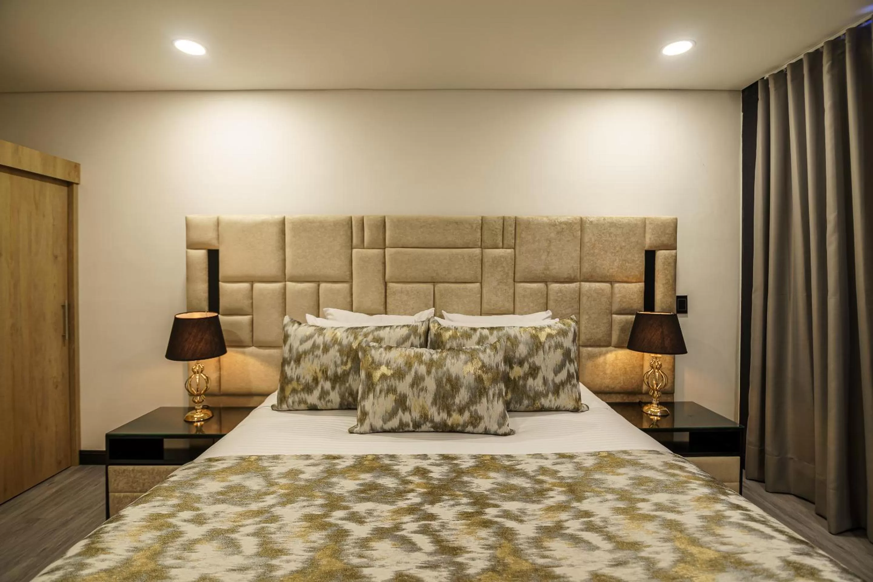 Bed in First Class Hotel