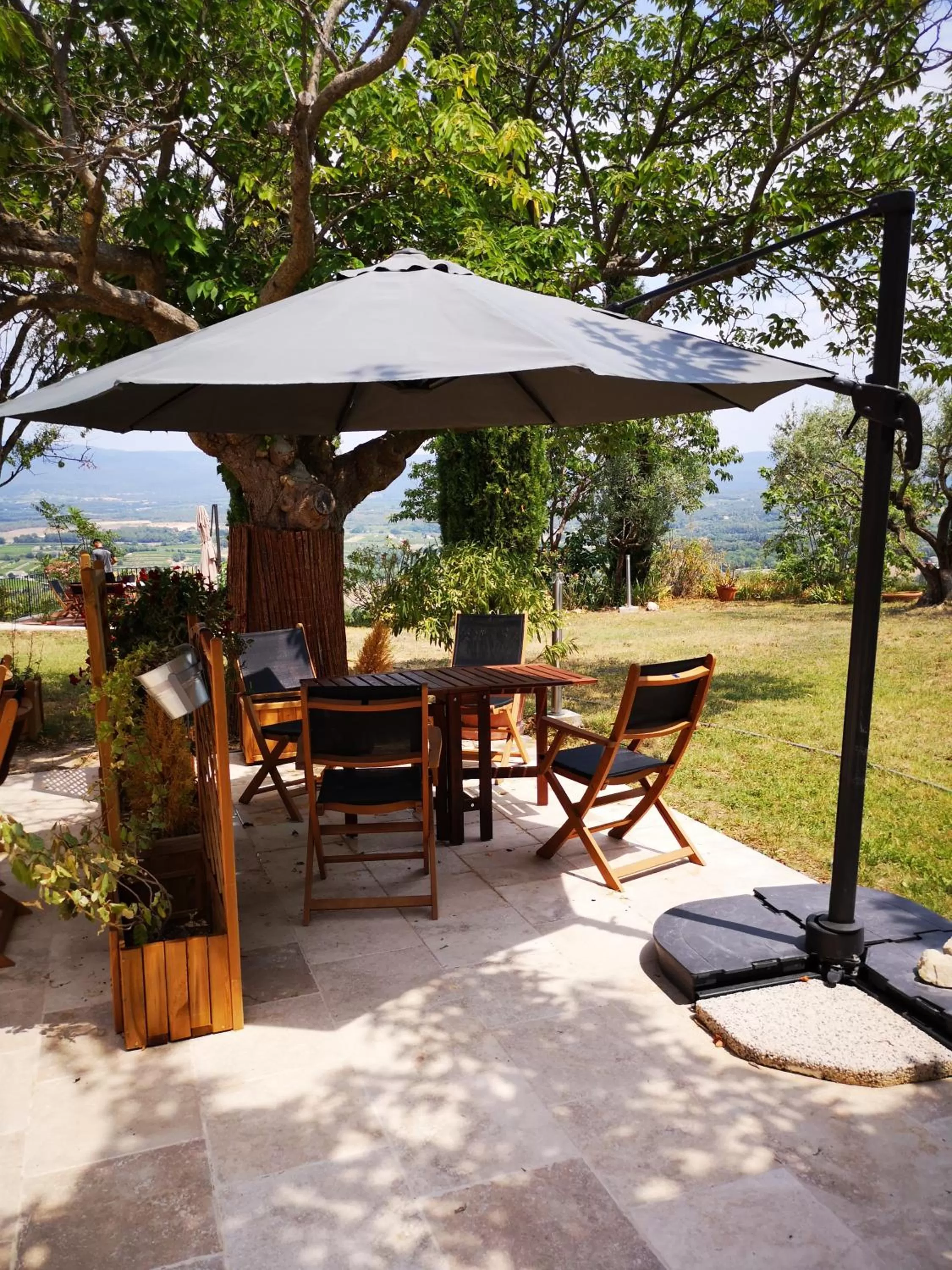Patio in La Bastide du Limon