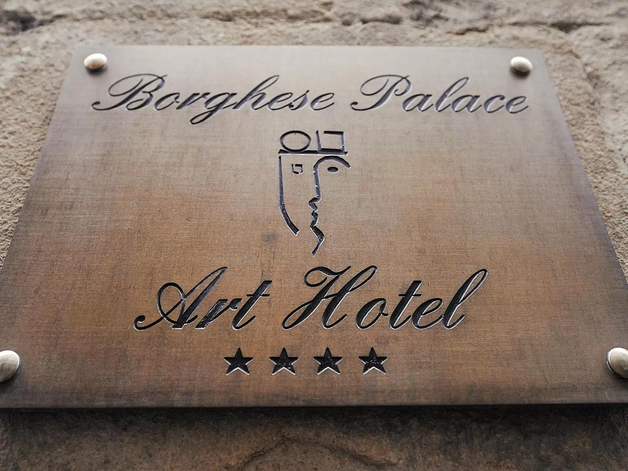 Property logo or sign in Borghese Palace Art Hotel