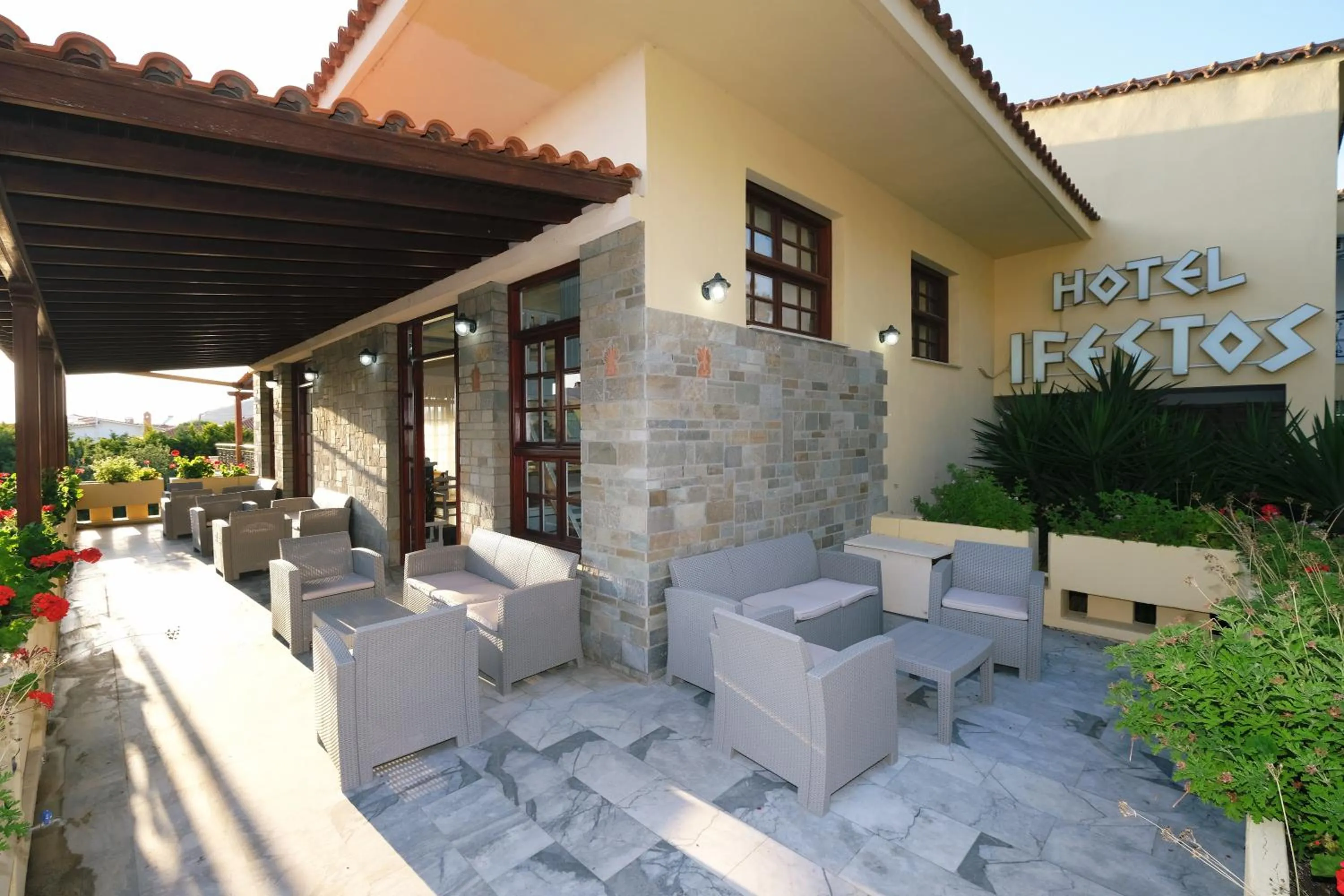 Balcony/Terrace in Ifestos Hotel