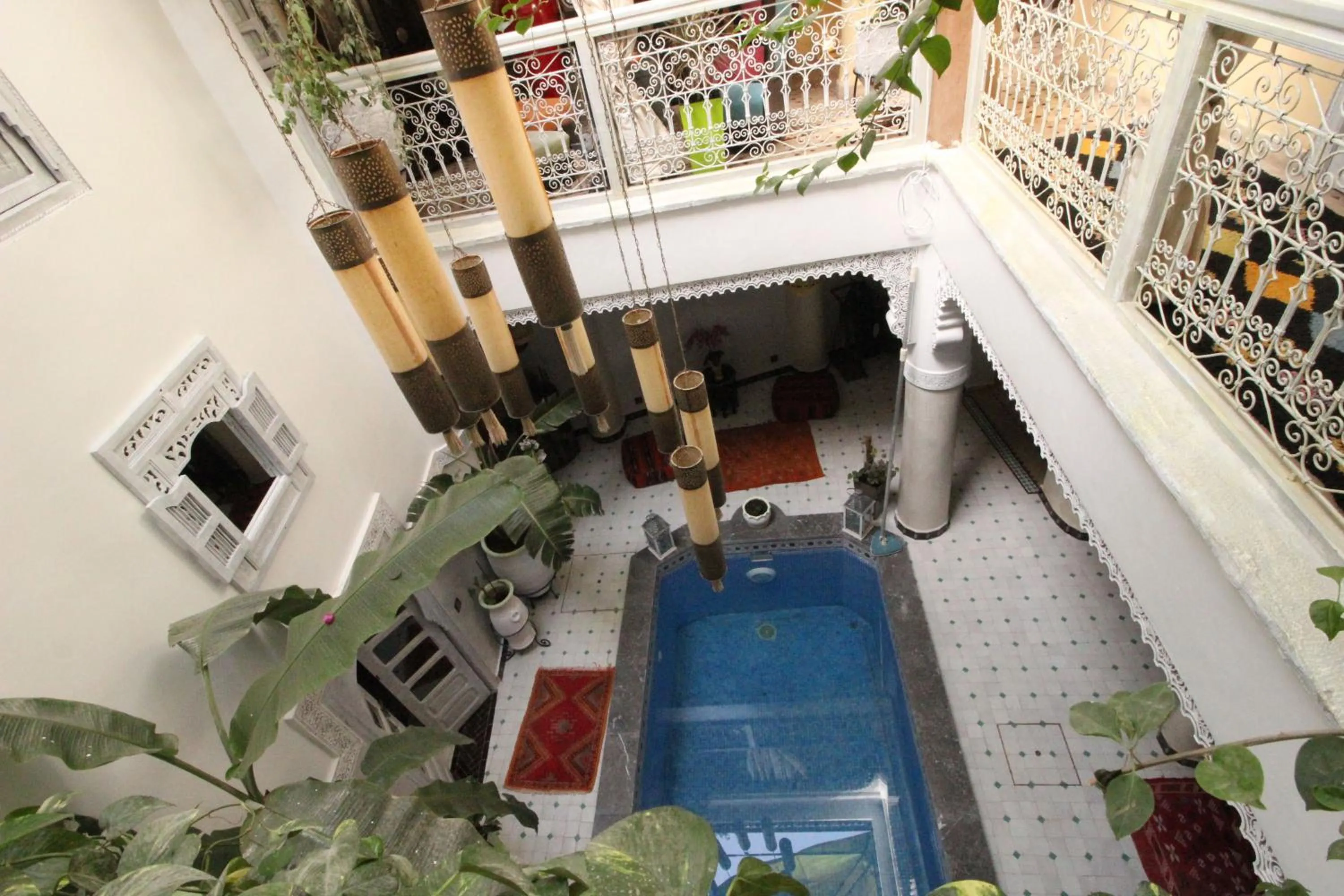 Pool view in Riad Eloise