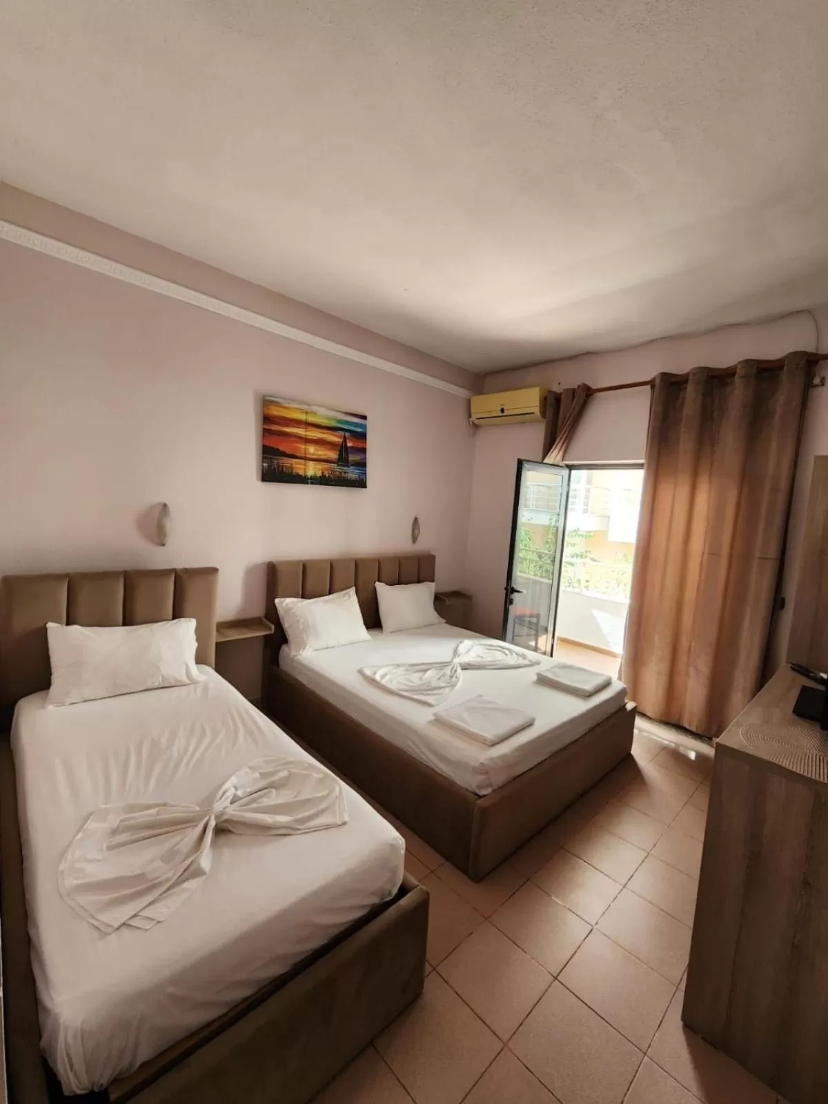 Bed in Seashell Beach Rooms