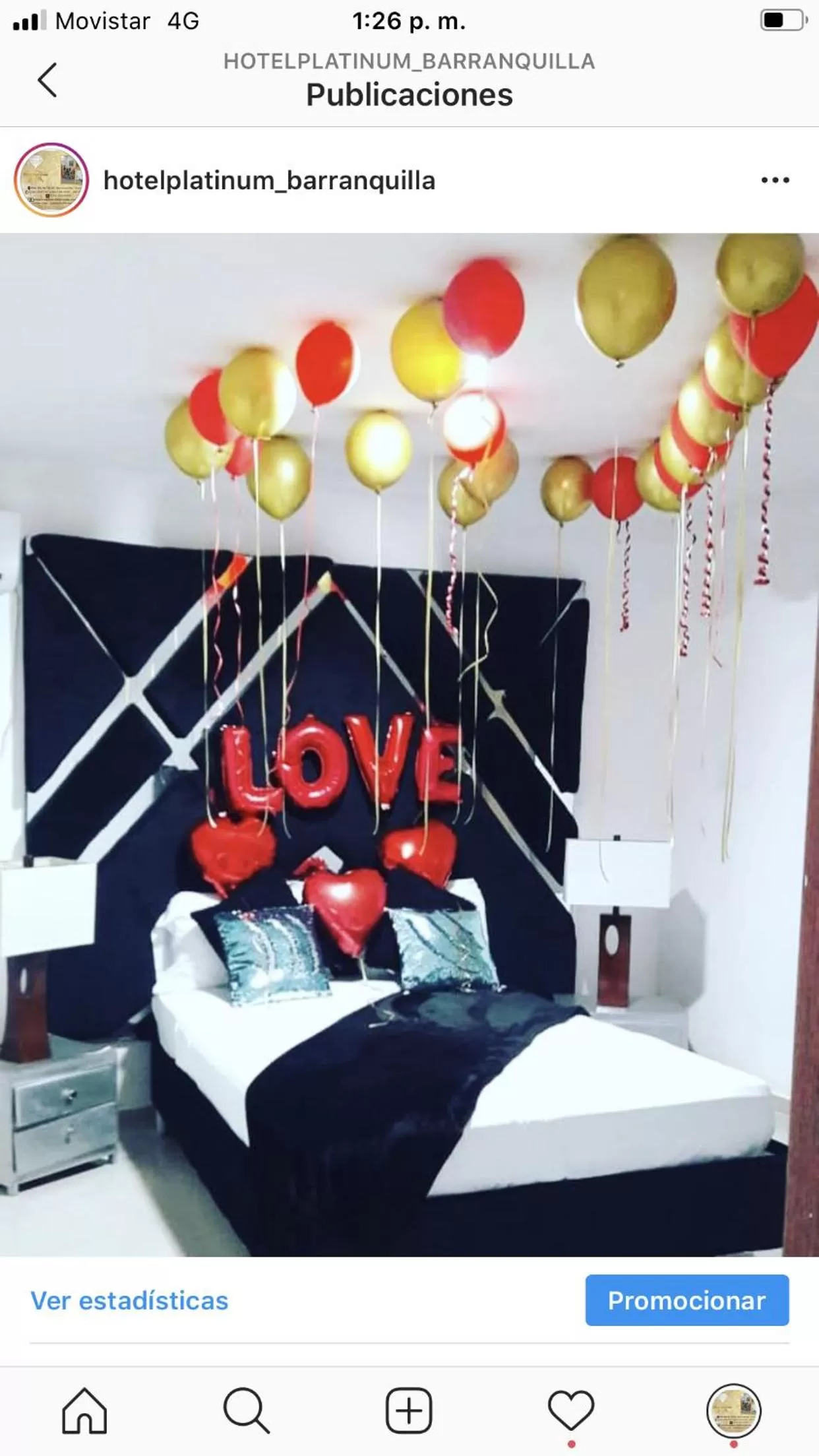 Bed in Hotel Platinum Barranquilla