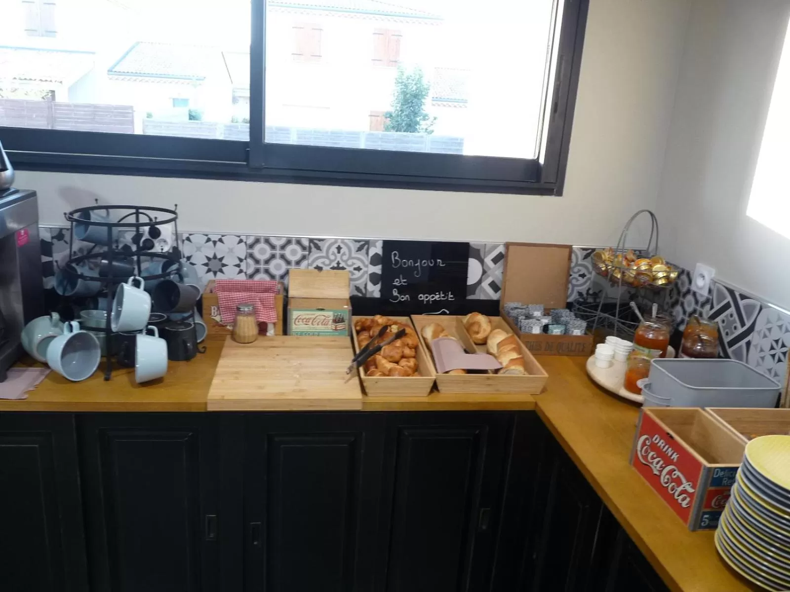 Food and drinks in L'Horloge Gourmande