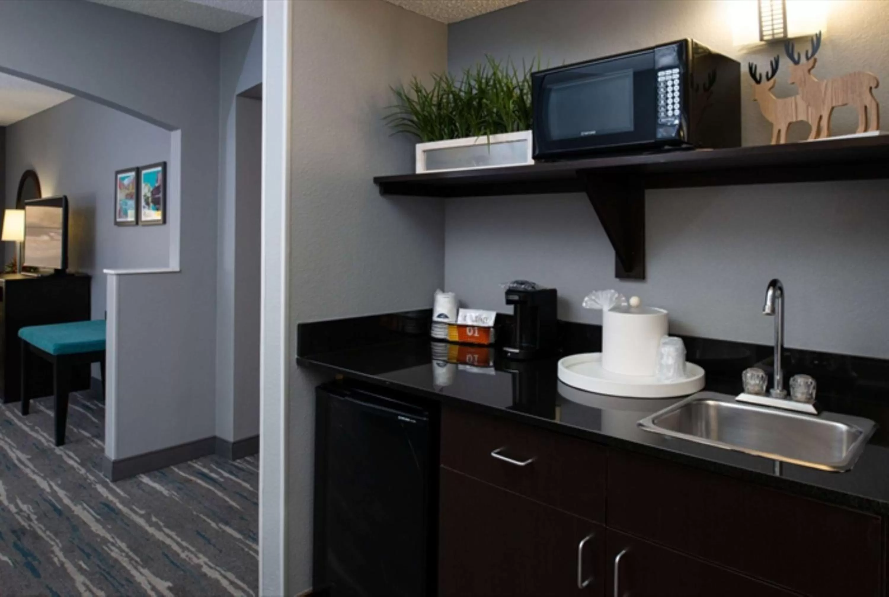 Photo of the whole room in Hampton Inn Glenwood Springs