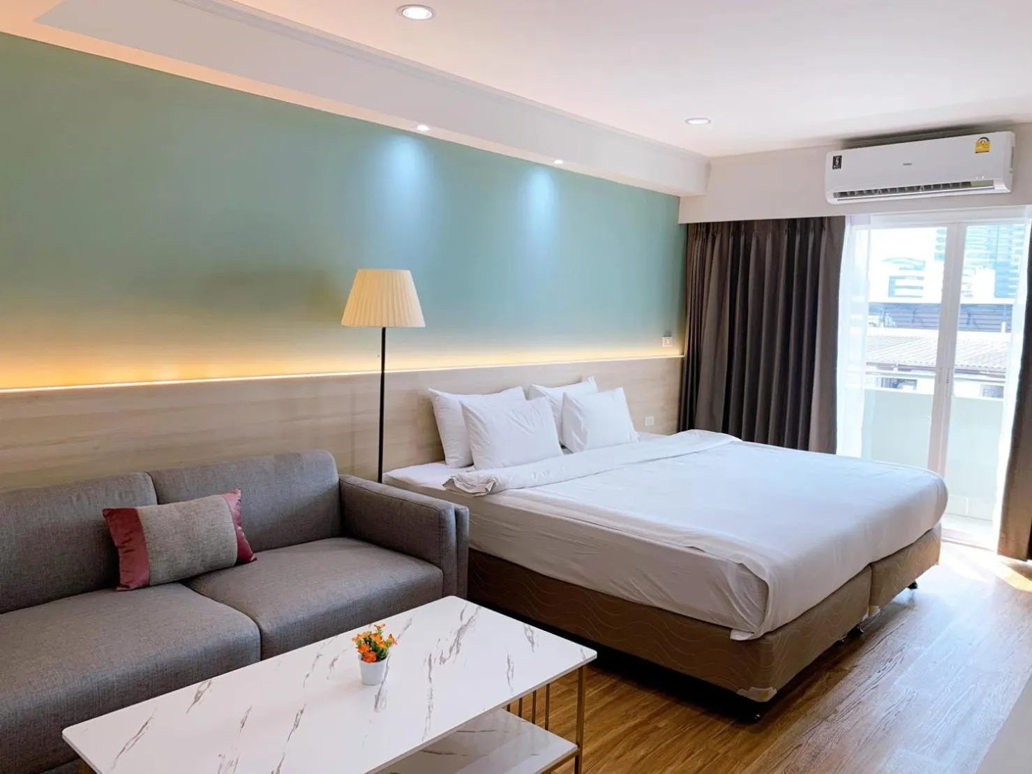 Bed in Miloft Sathorn Hotel - SHA Plus Certified