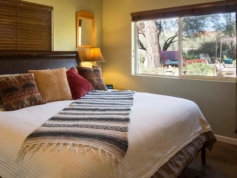 Bed in Cozy Cactus Resort sorta-kinda