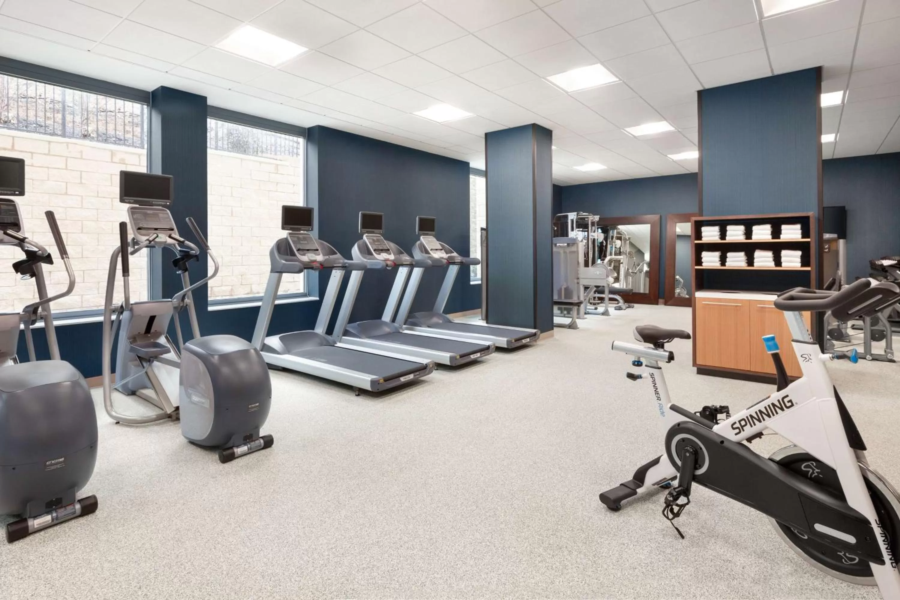 Fitness centre/facilities in Homewood Suites By Hilton Arlington Rosslyn Key Bridge