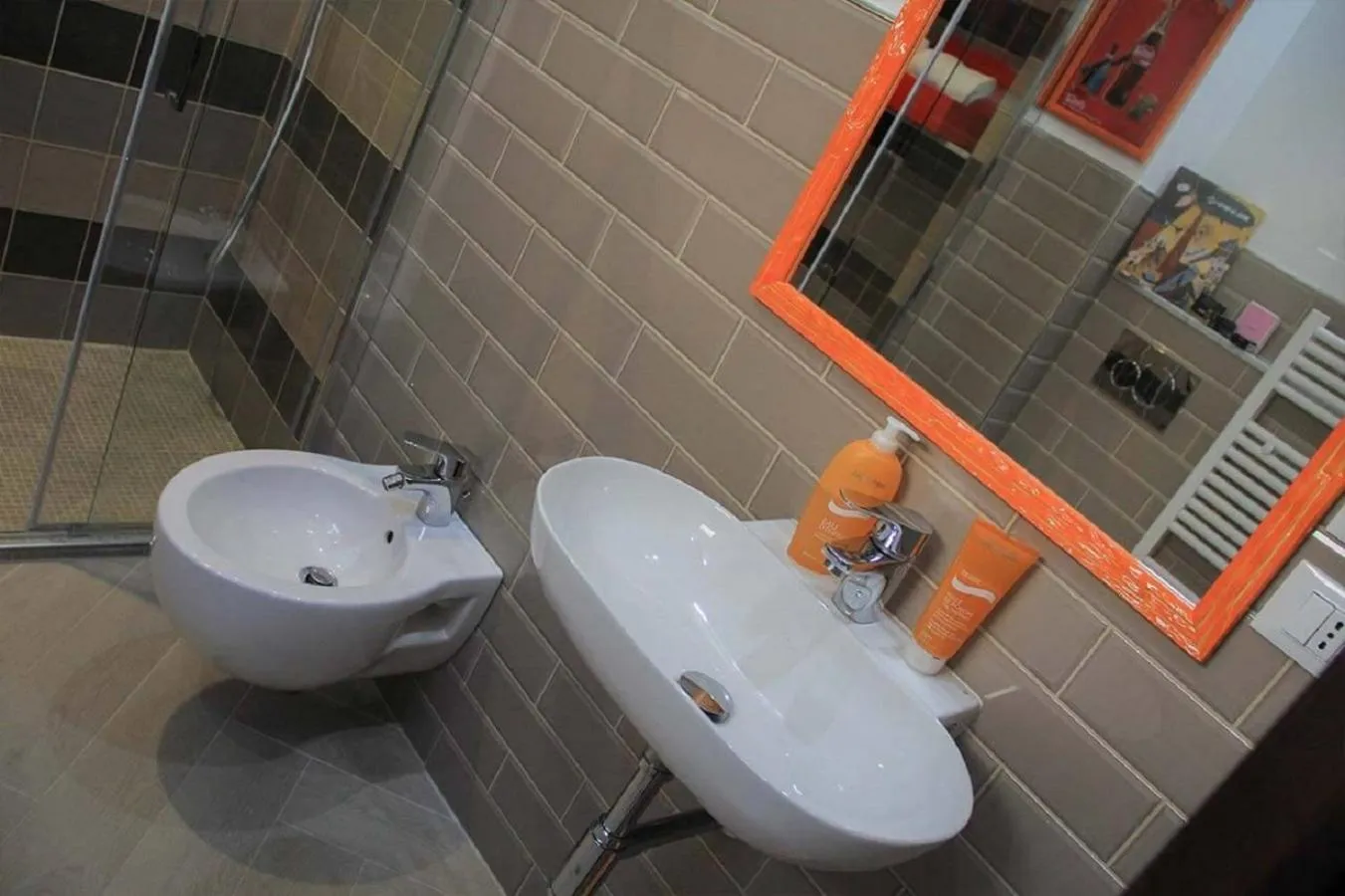 Bathroom in Hotel Bologna