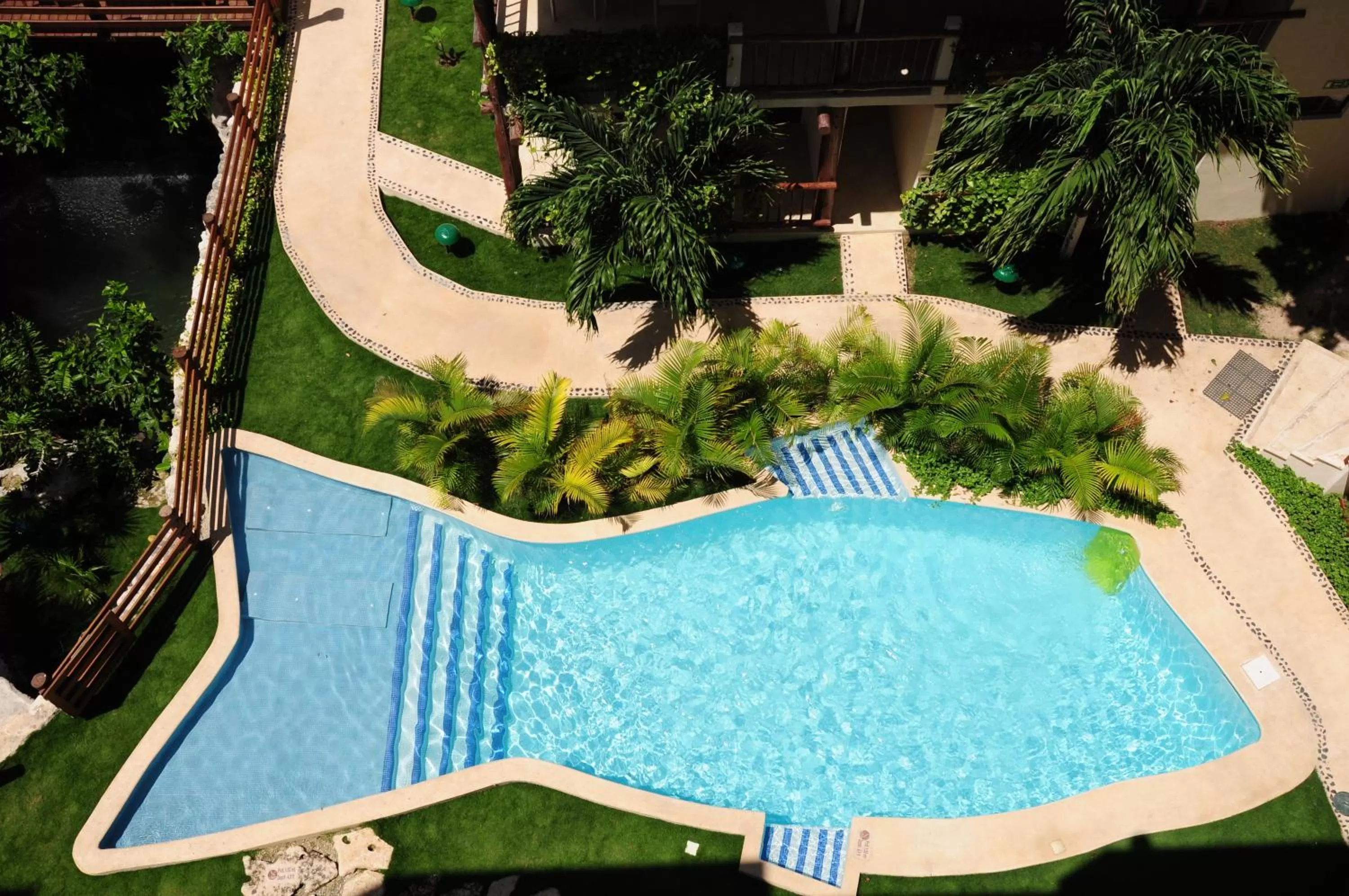 Bird's eye view in Posada Sian Kaan Playa del Carmen - Wellness Oriented Hotel