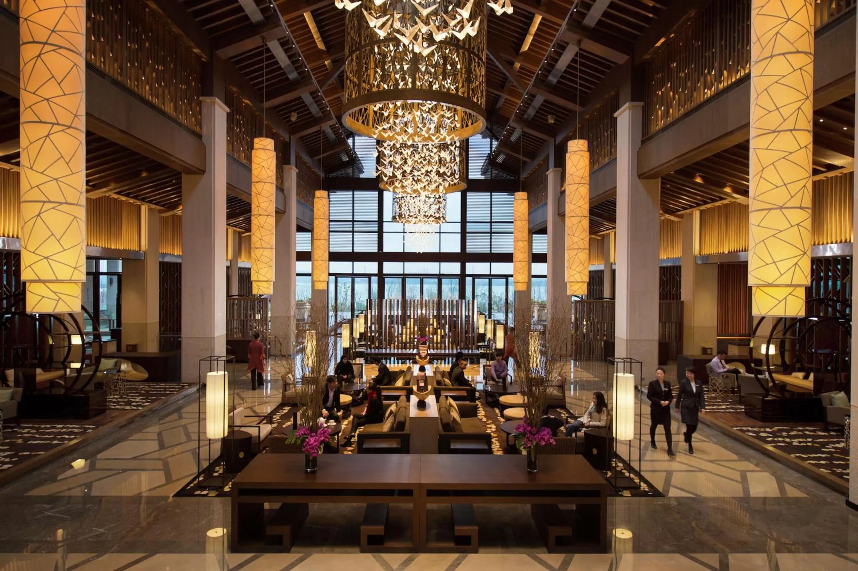 Lobby or reception in Hilton Wuhan Optics Valley