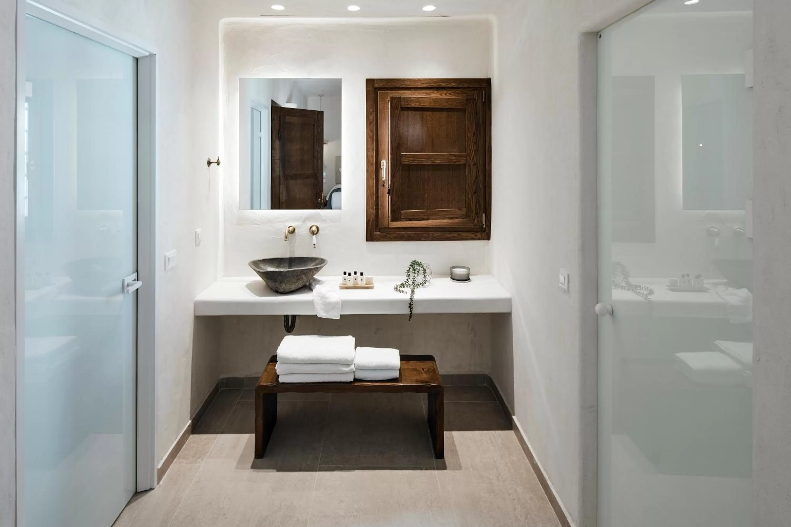 Bathroom in Winery Hotel 1870