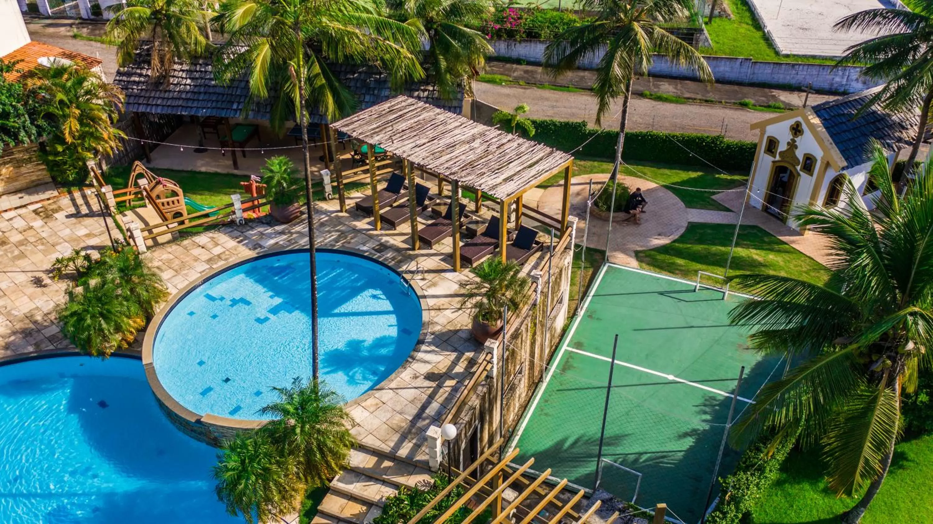 Pool View in Hotel Solar