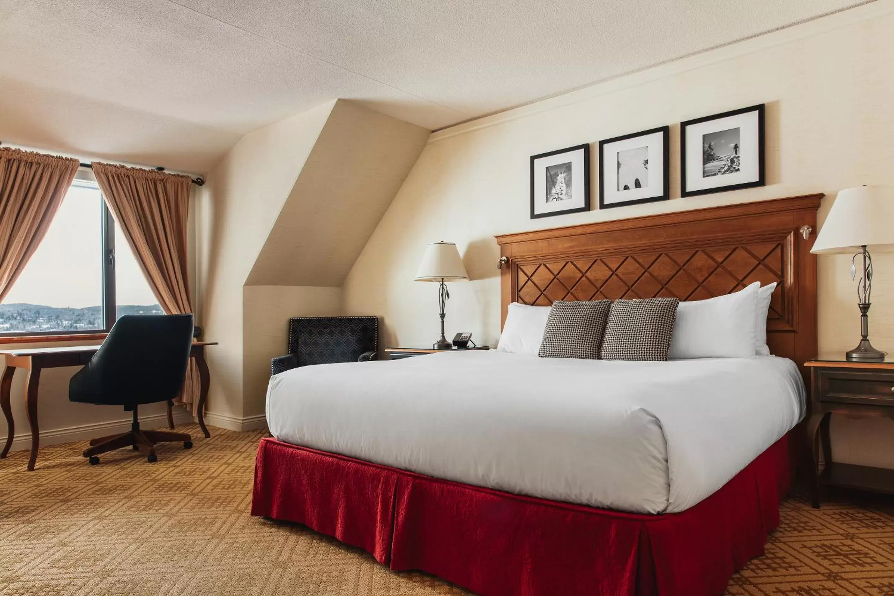 Fairmont Queen Room with Village View in Fairmont Tremblant Fairmont Queen Room with Village View in Fairmont Tremblant