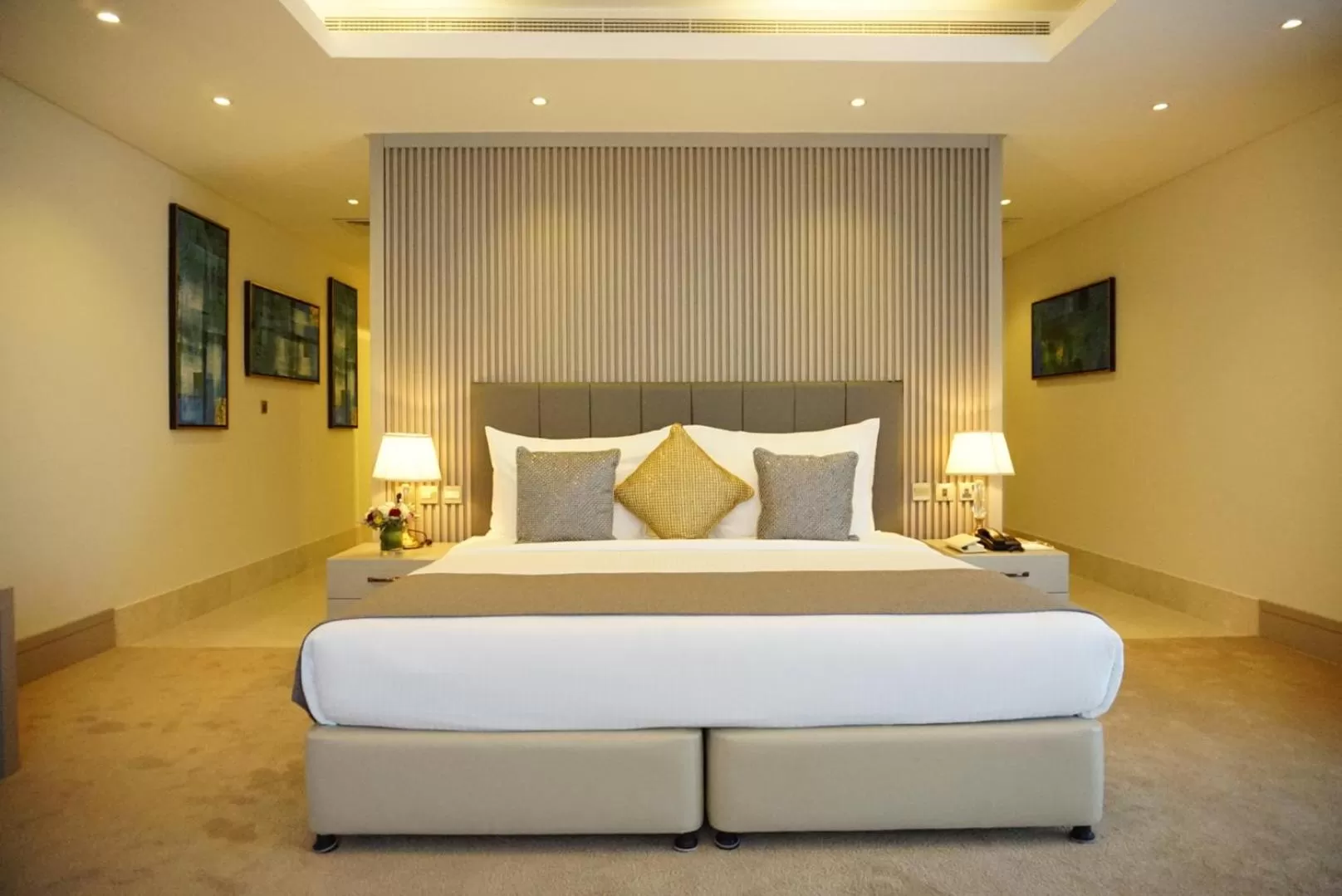Bed in Al Bahar Hotel & Resort