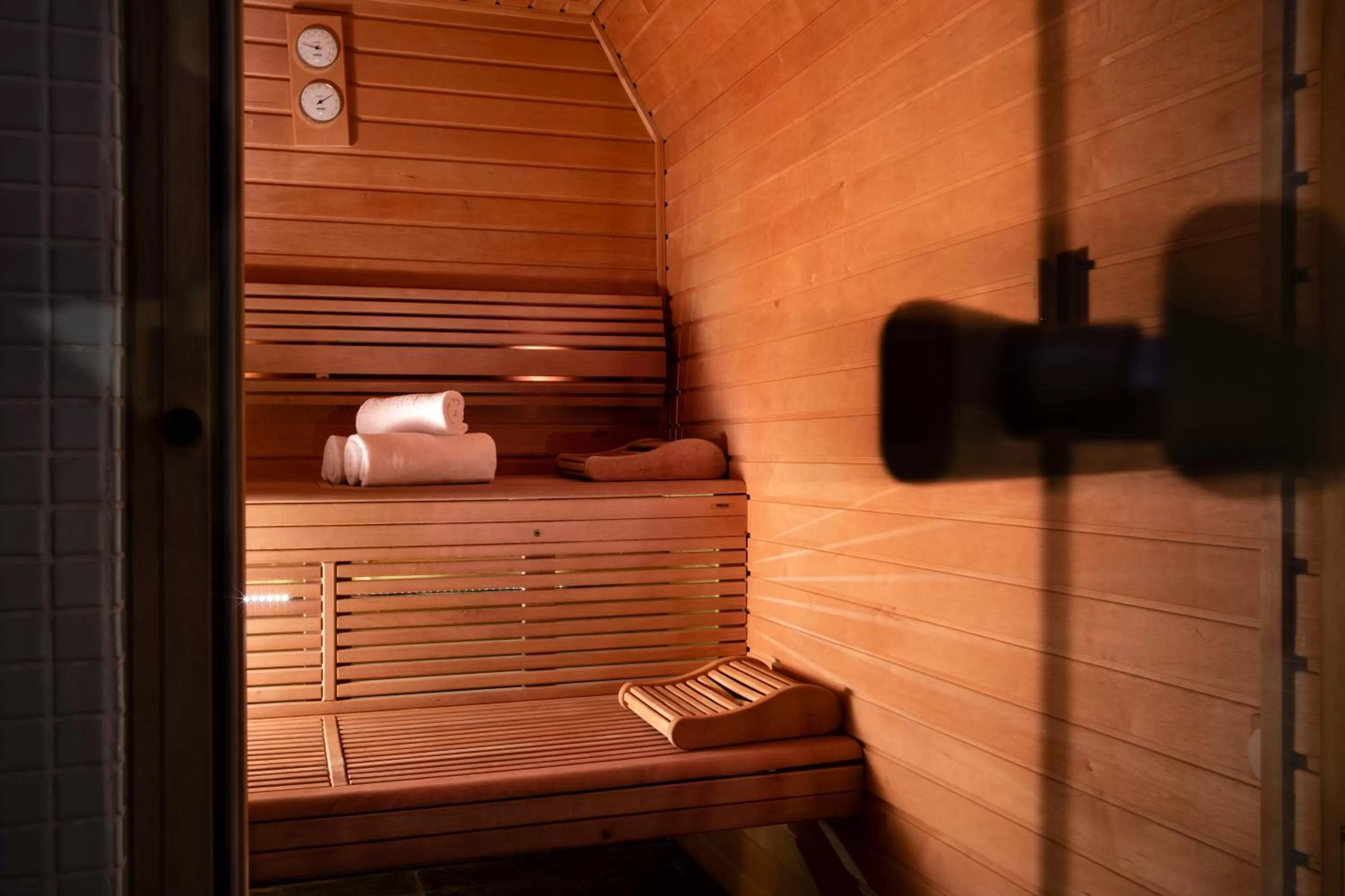 Sauna in Hôtel Marais Hôme