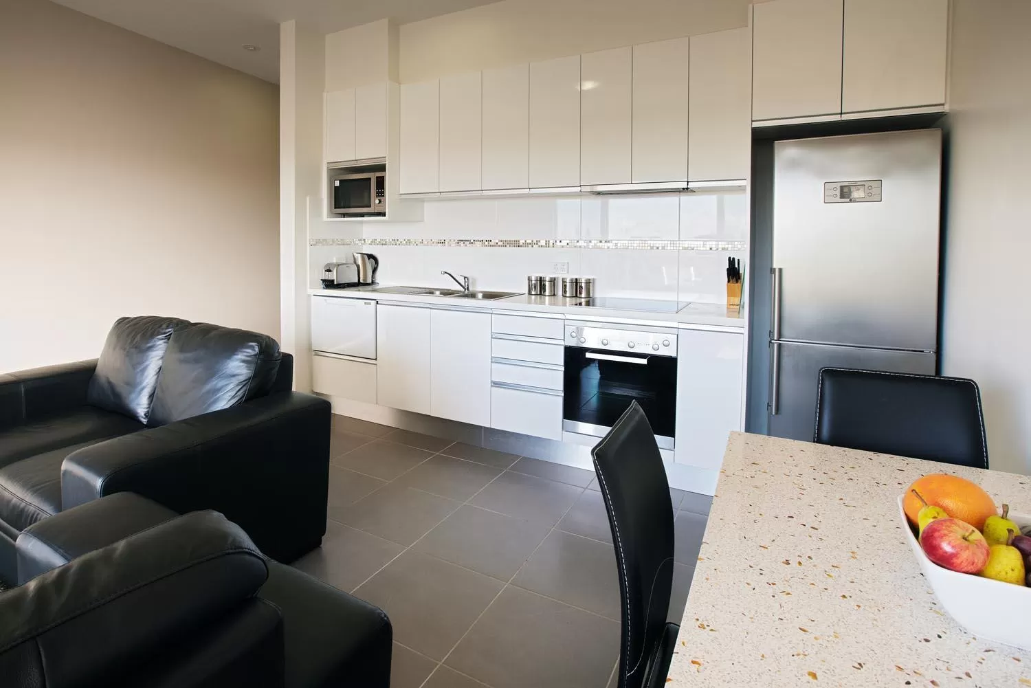 Kitchen or kitchenette in Charlestown Executive Apartments