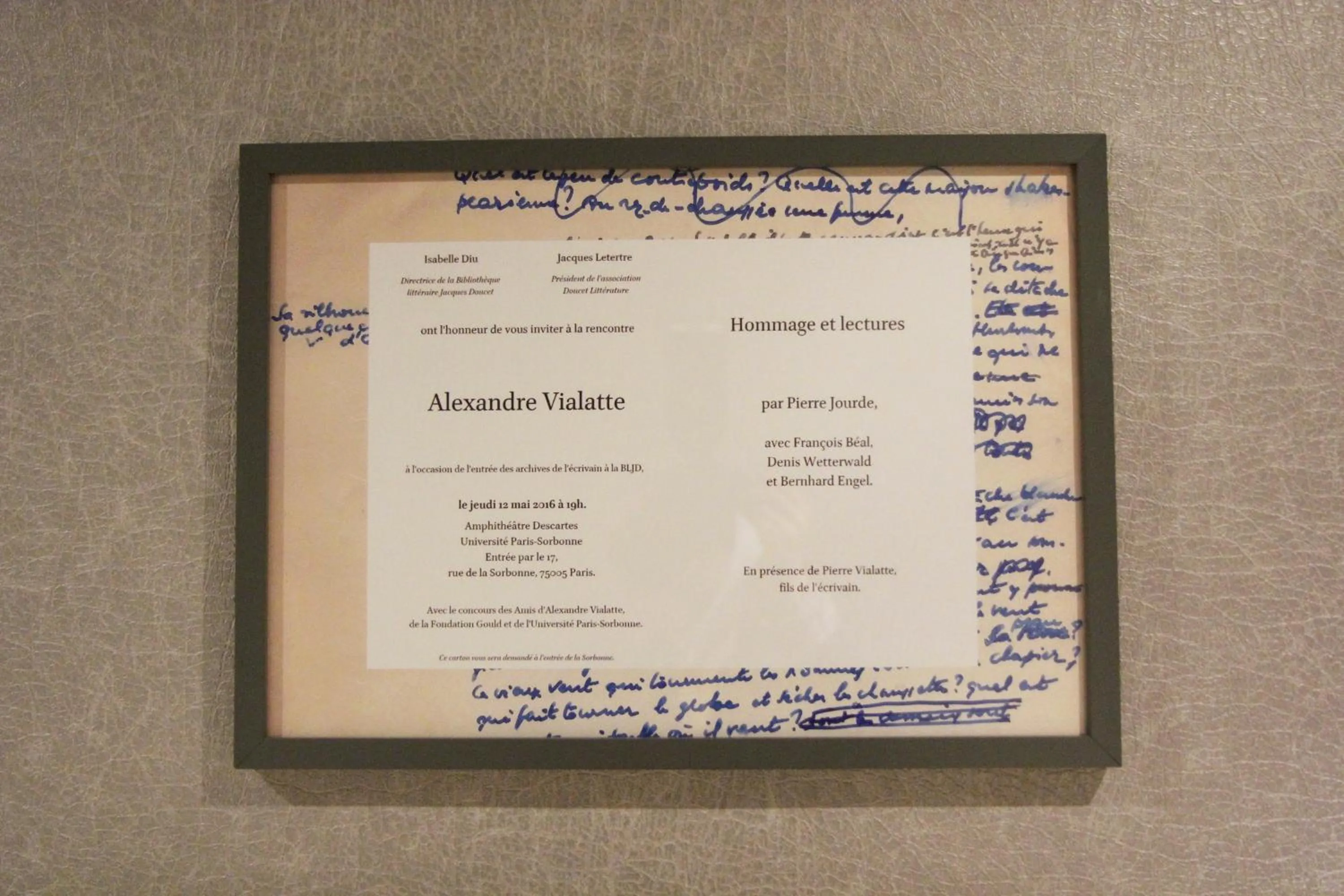 Decorative detail in Hotel Litteraire Alexandre Vialatte, BW Signature Collection