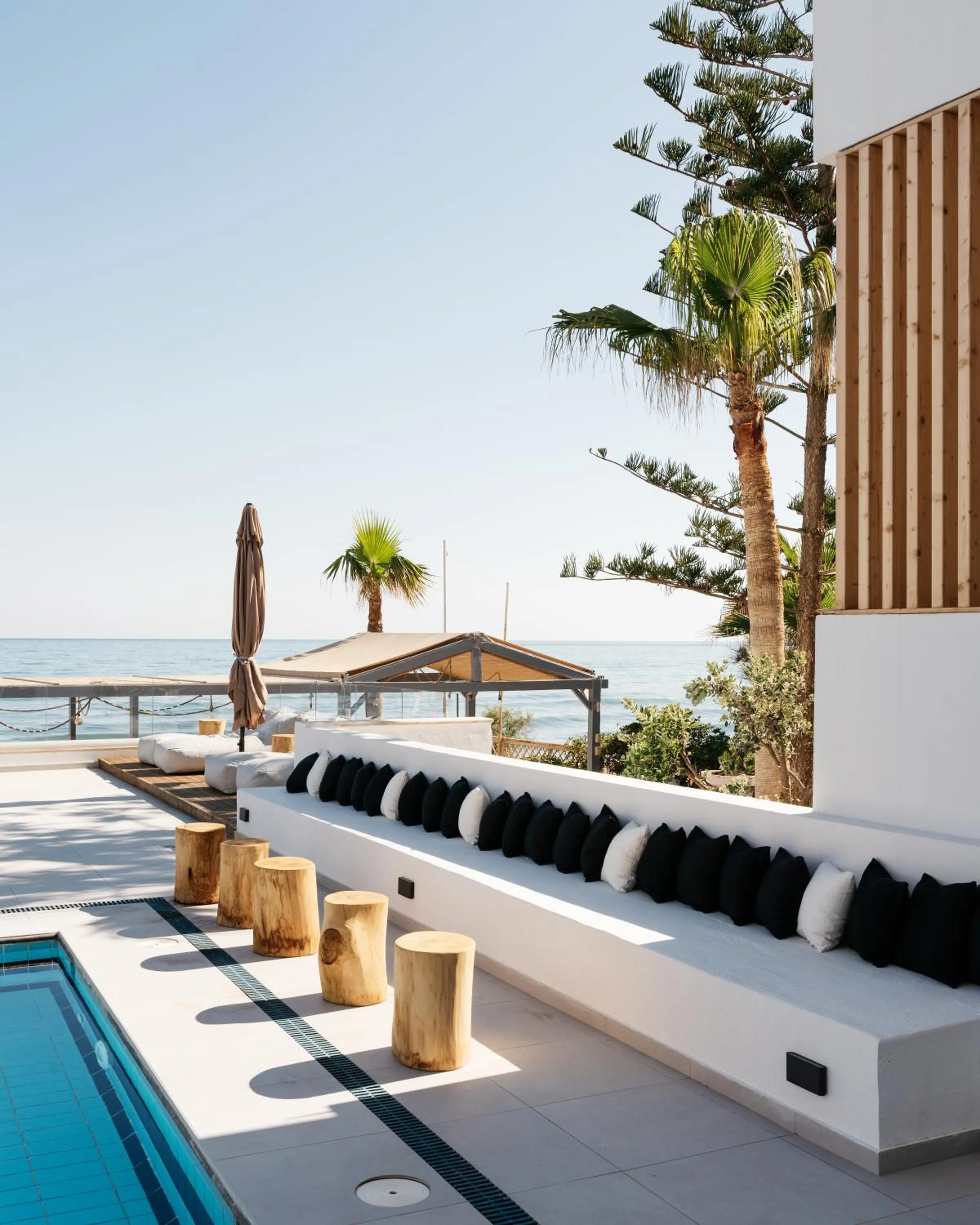 Swimming pool in Petradi Beach Lounge Hotel