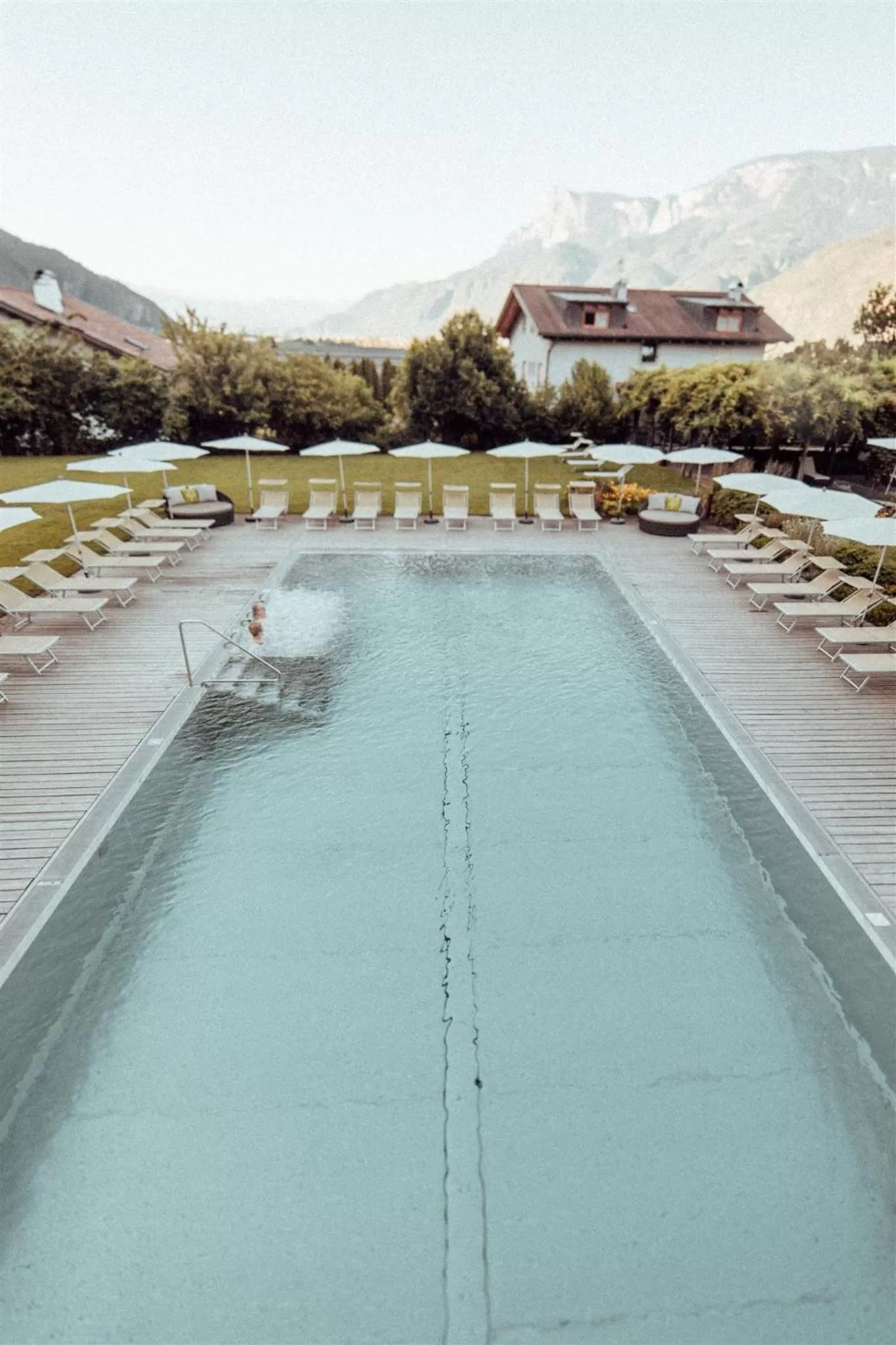 Swimming pool in Biohotel theiner's garten