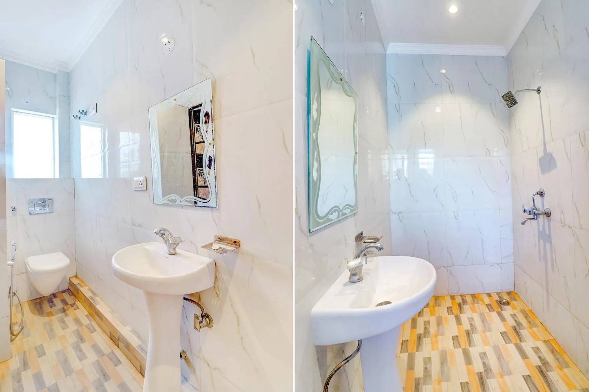 Bathroom in FabHotel Bhawana