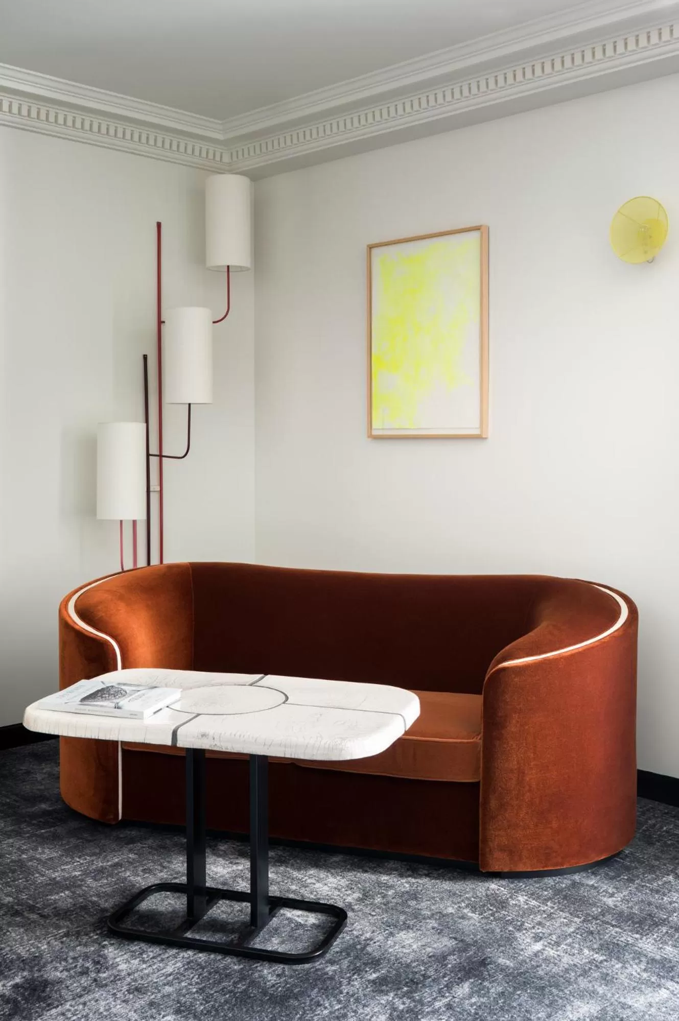 Seating area in Hotel Les Bains Paris