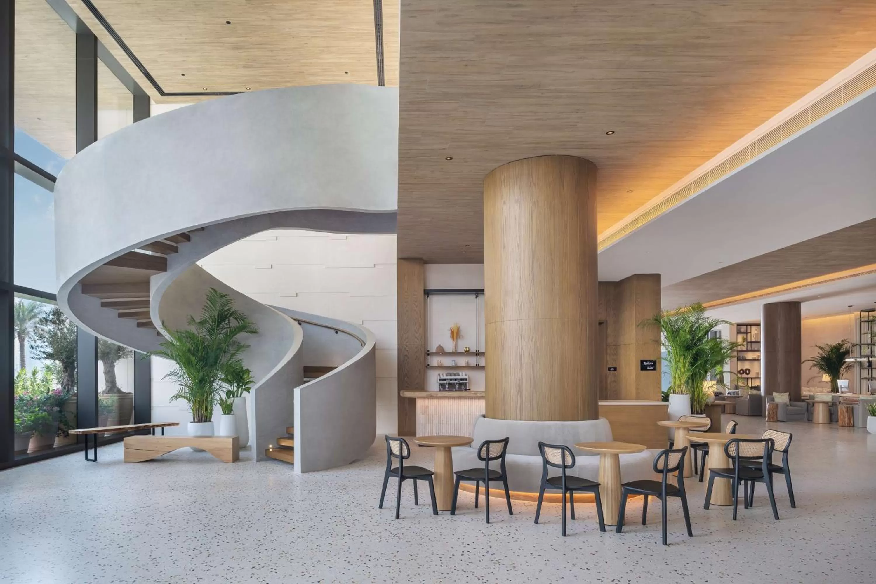 Lobby or reception in Radisson Beach Resort Palm Jumeirah