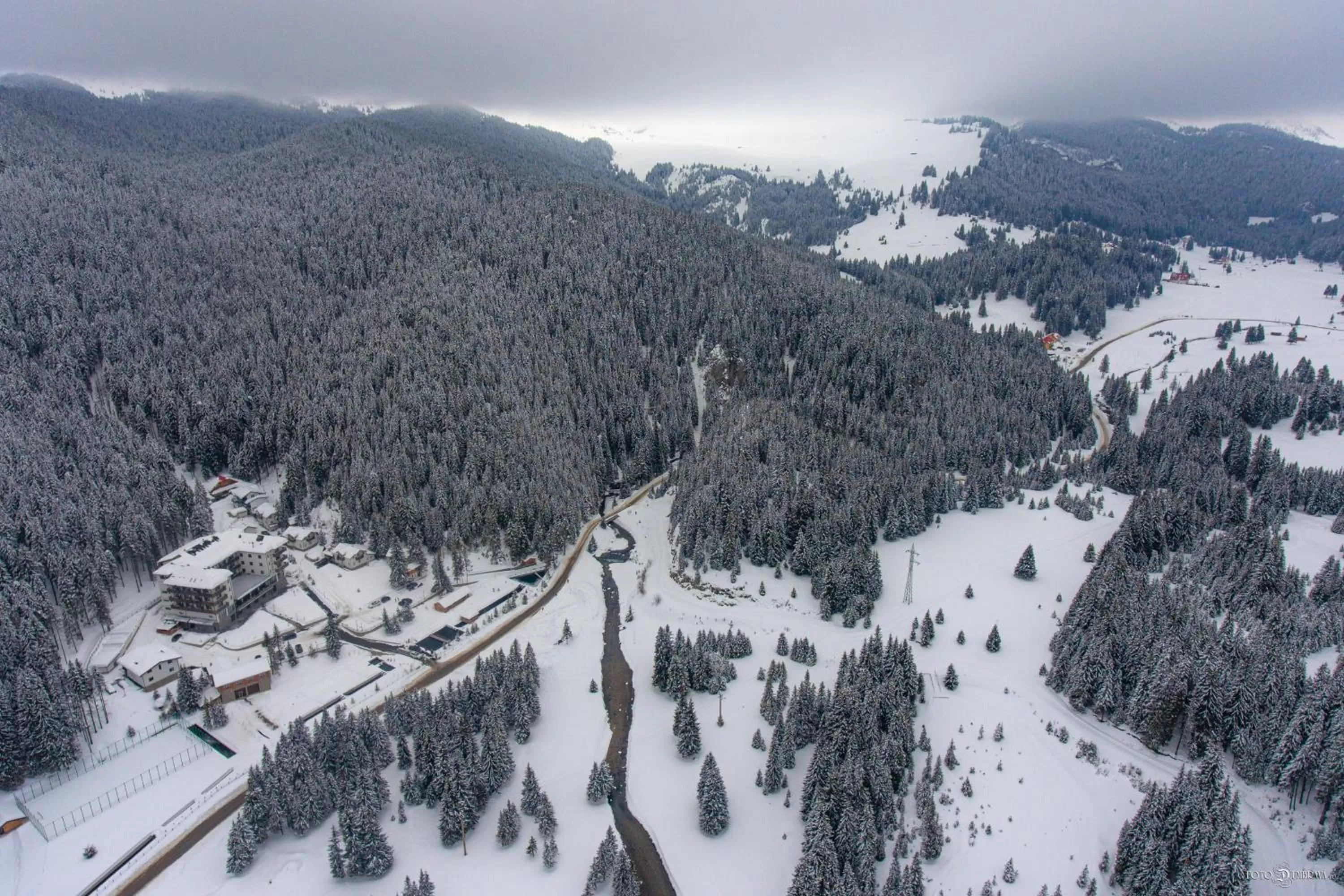 Natural landscape, Winter in Hotel Belmont