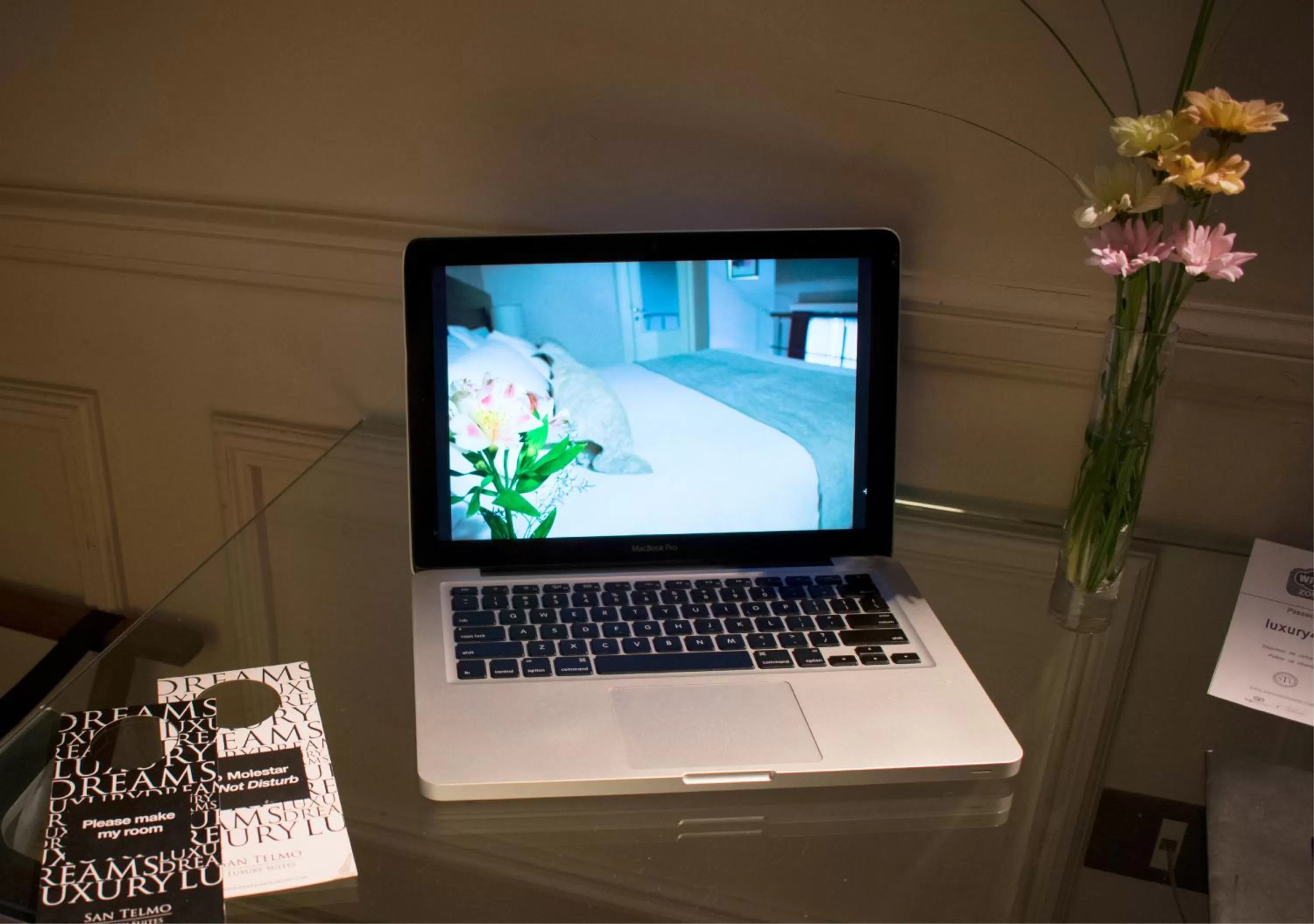 Seating area in San Telmo Suites