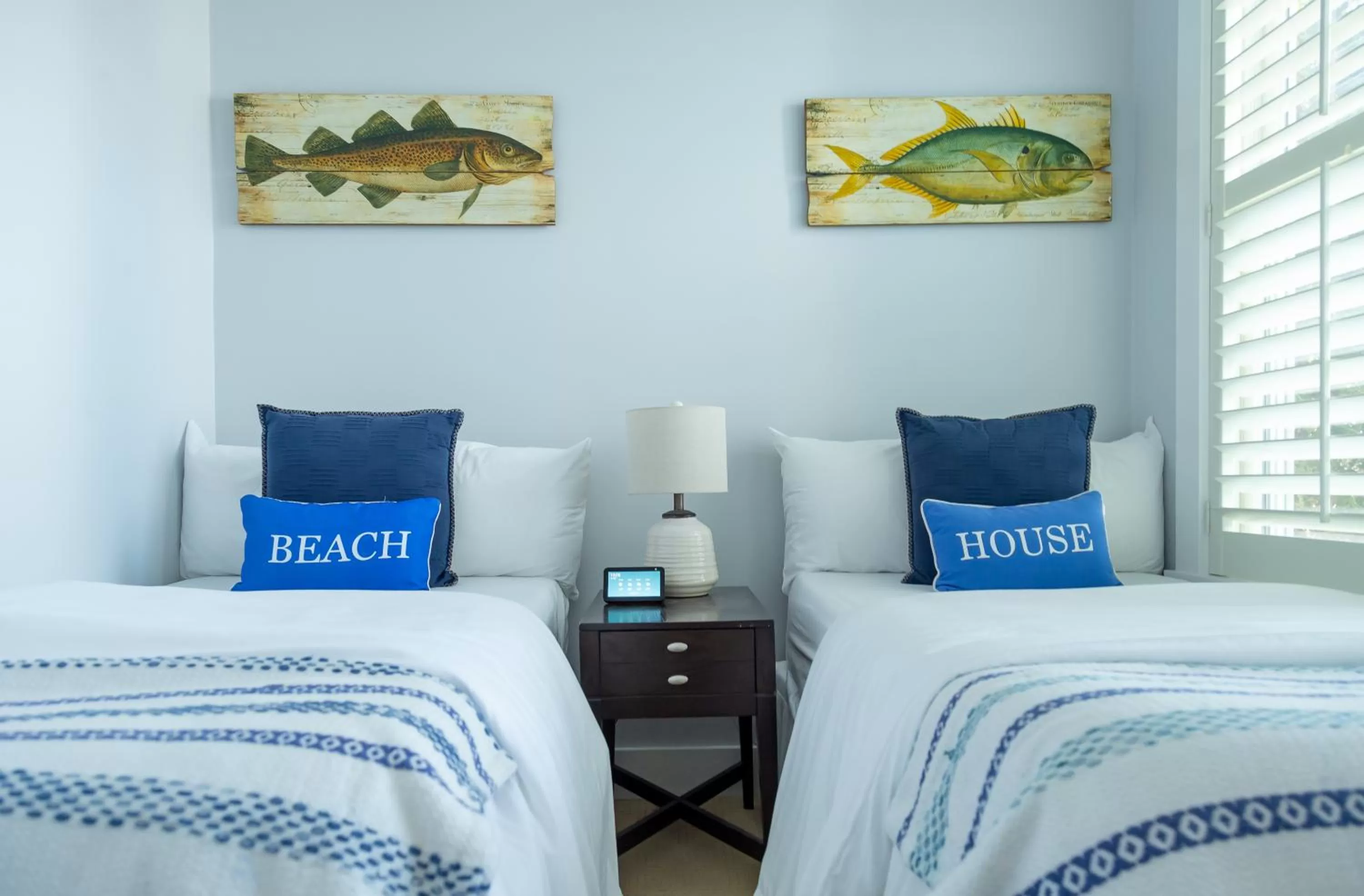 Bed in Sheepscot Harbour Village Resort