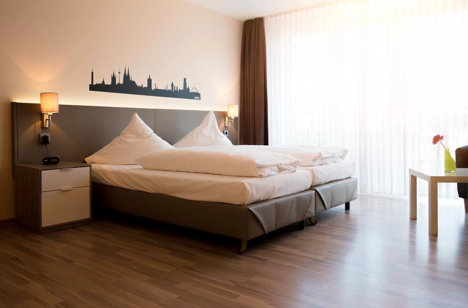 Bed in Hotel Drei Kronen