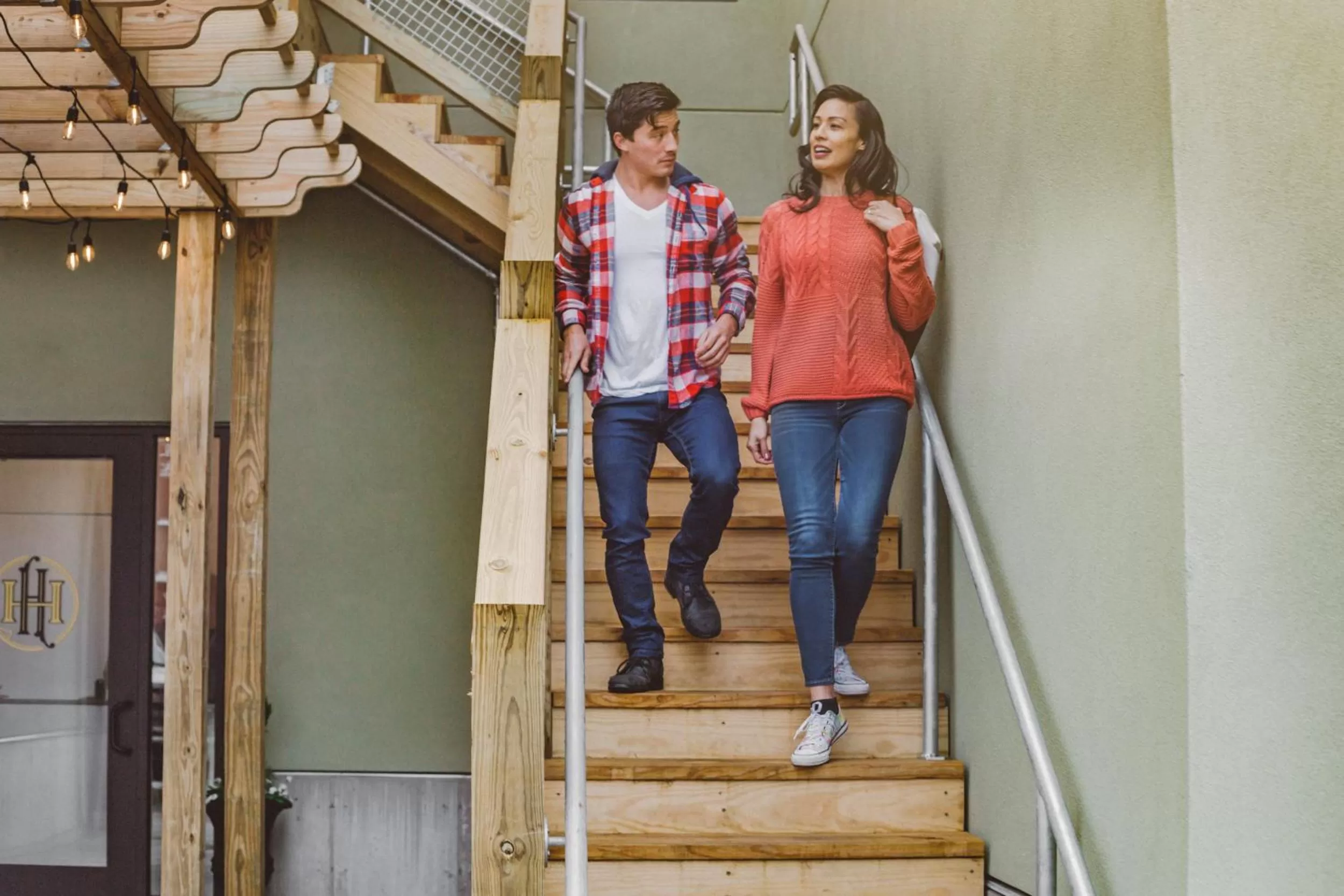 Guests in Hancock House