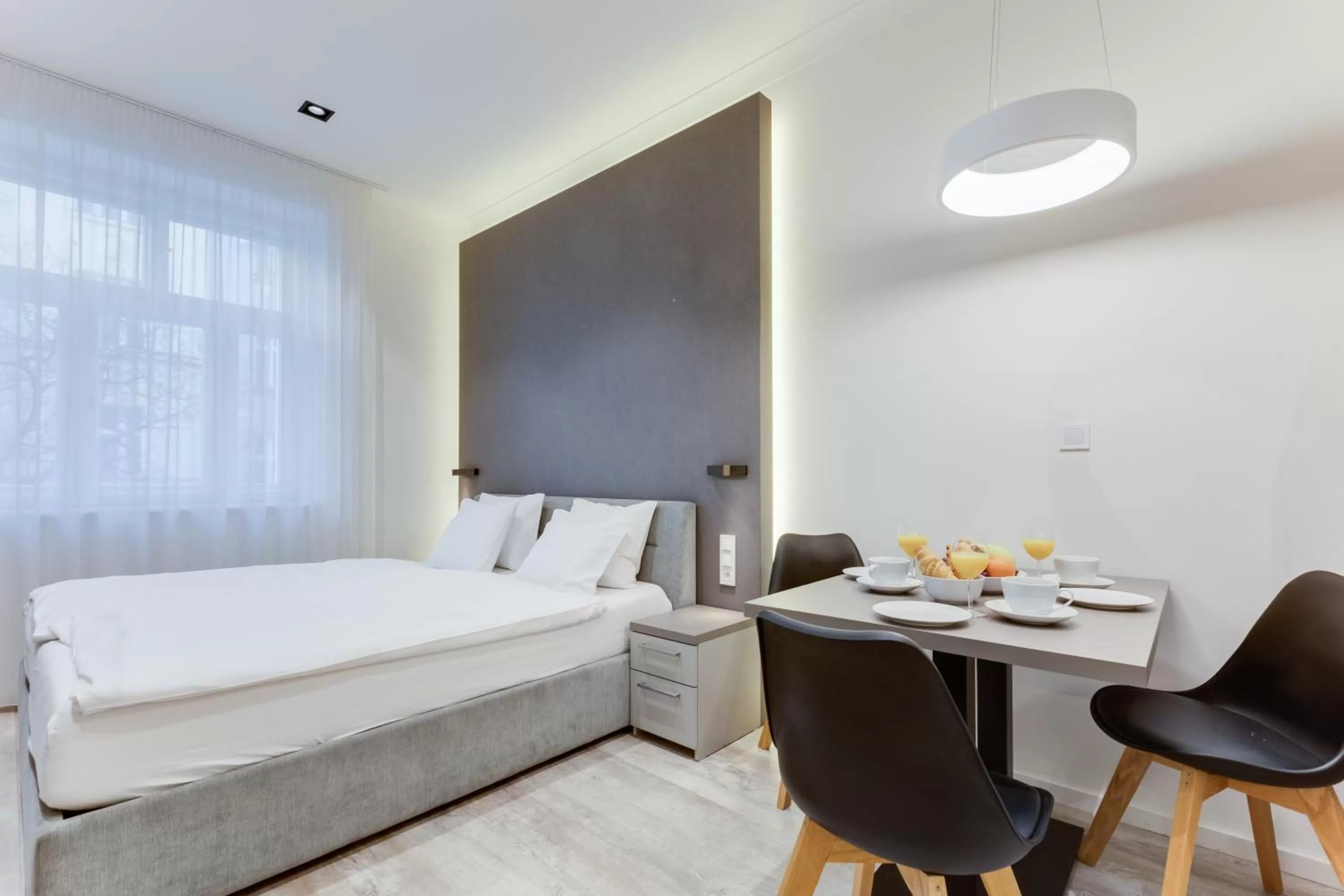 Photo of the whole room, Bed in Lampi Aparthotel Prague