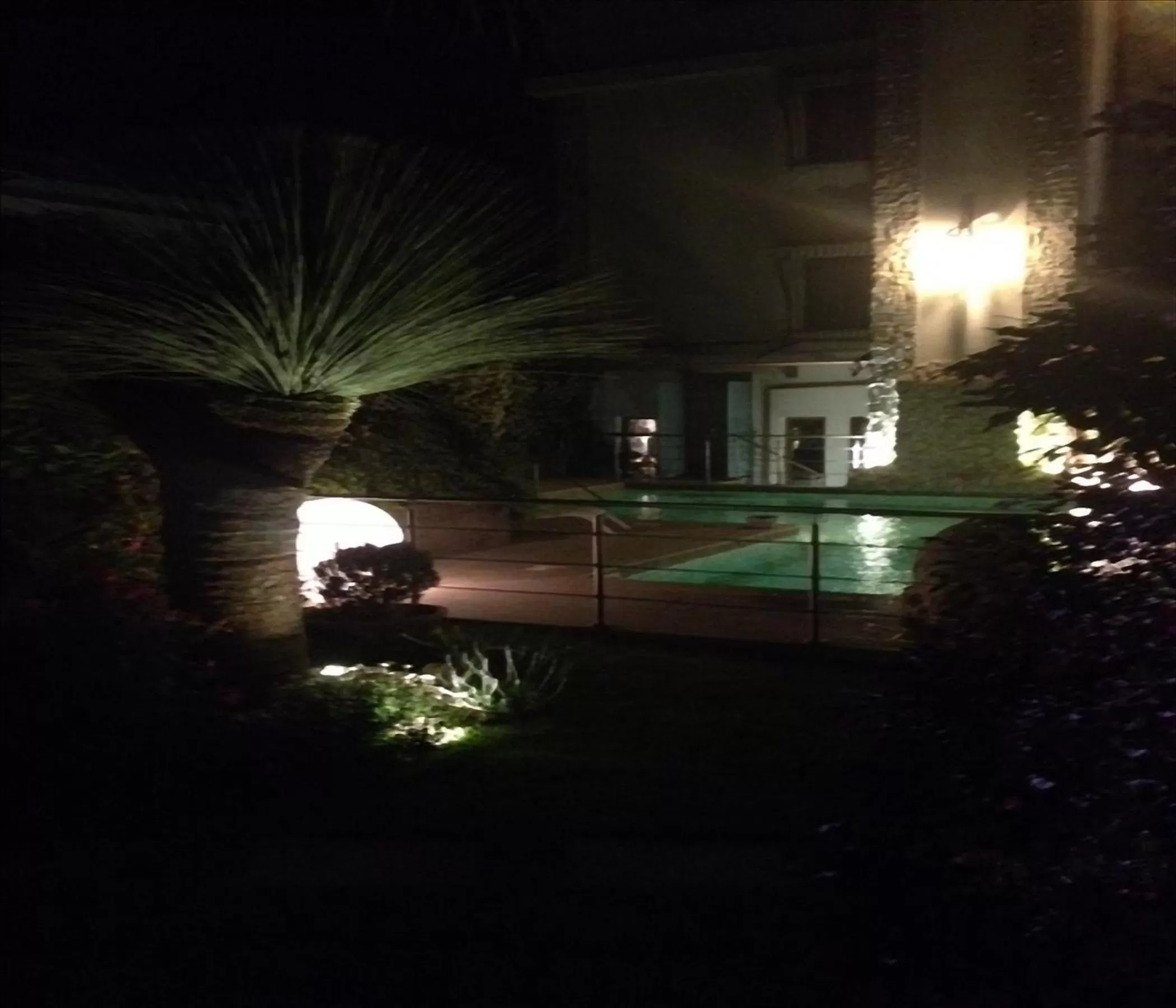 Pool view in Hotel Villa Clementina