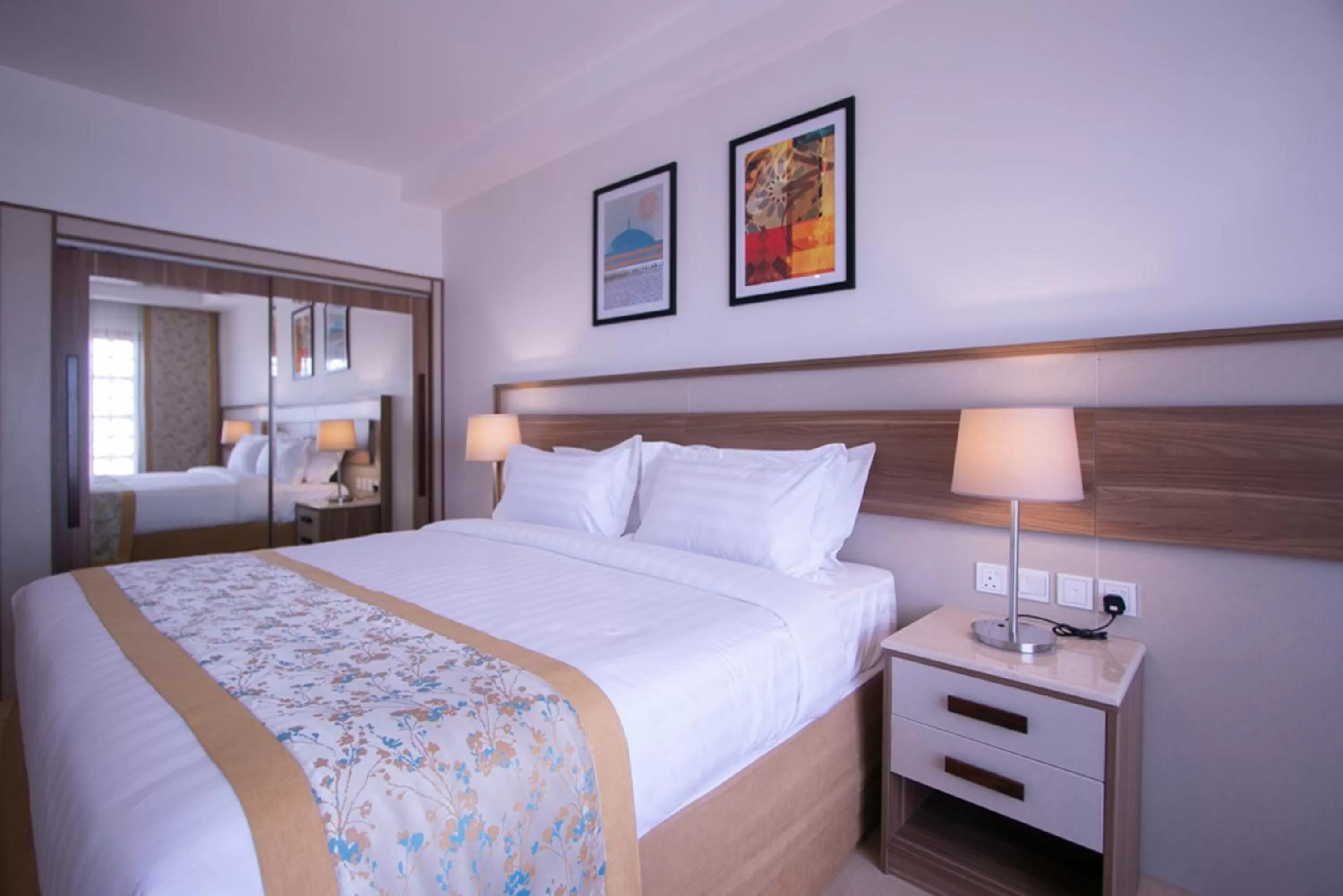 Bed in Le Bosphorus Hotel - Waqf Safi