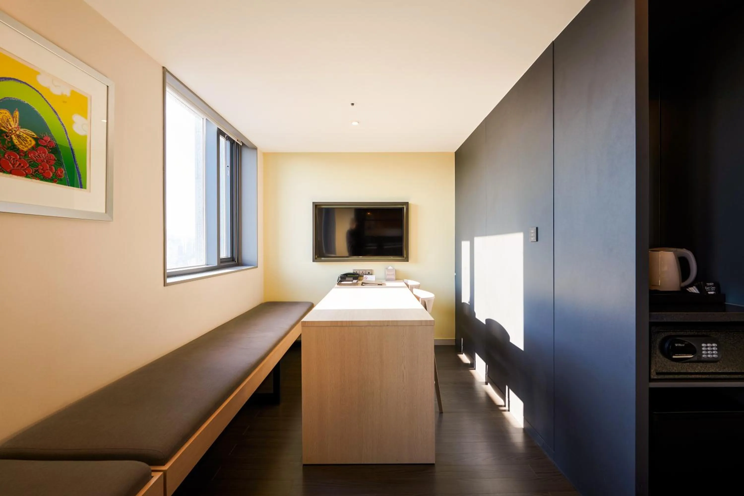 Decorative detail, Bed in Nine Tree by Parnas Seoul Dongdaemun